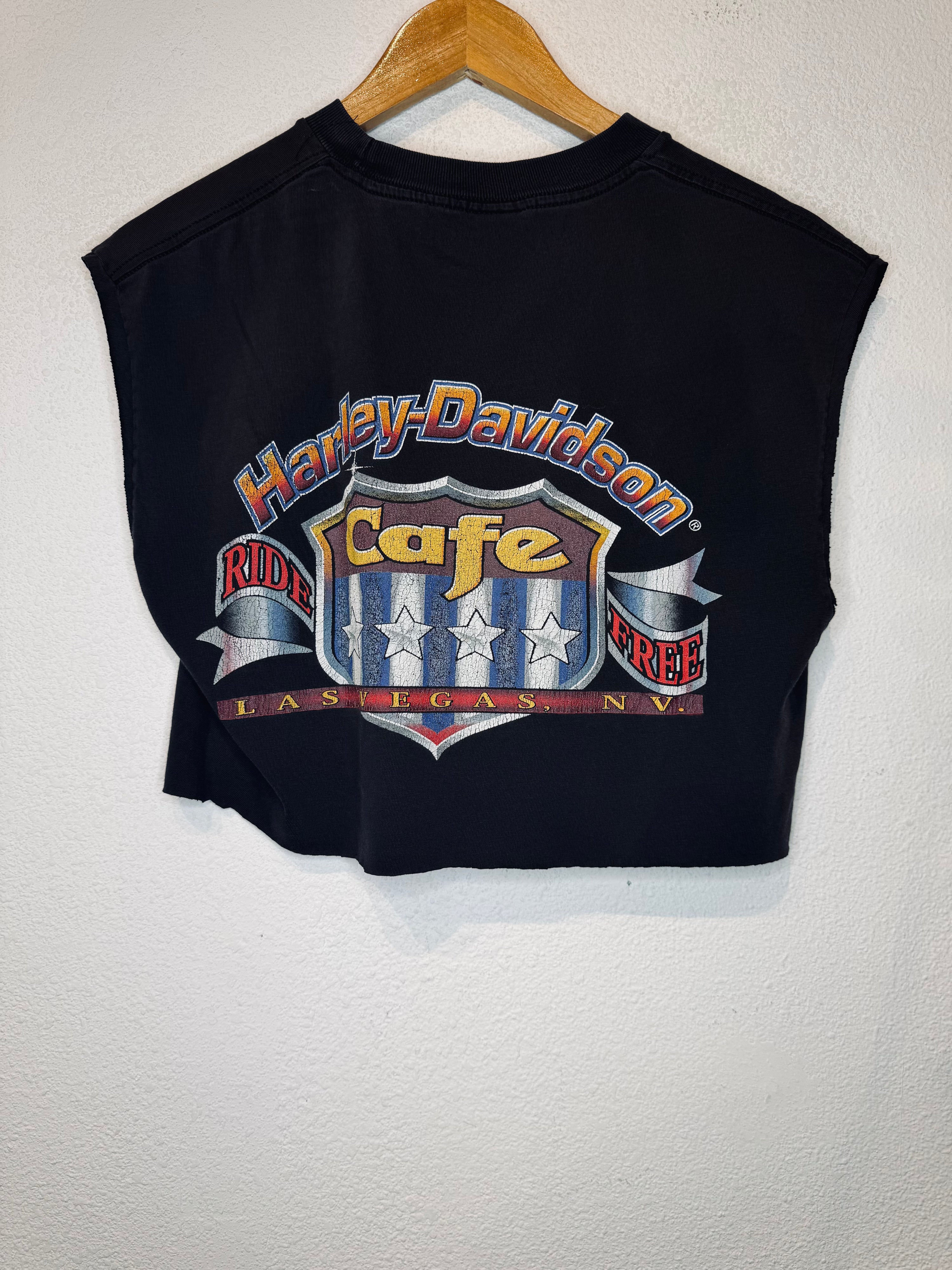 Harley Cafe Vintage Crop Tank