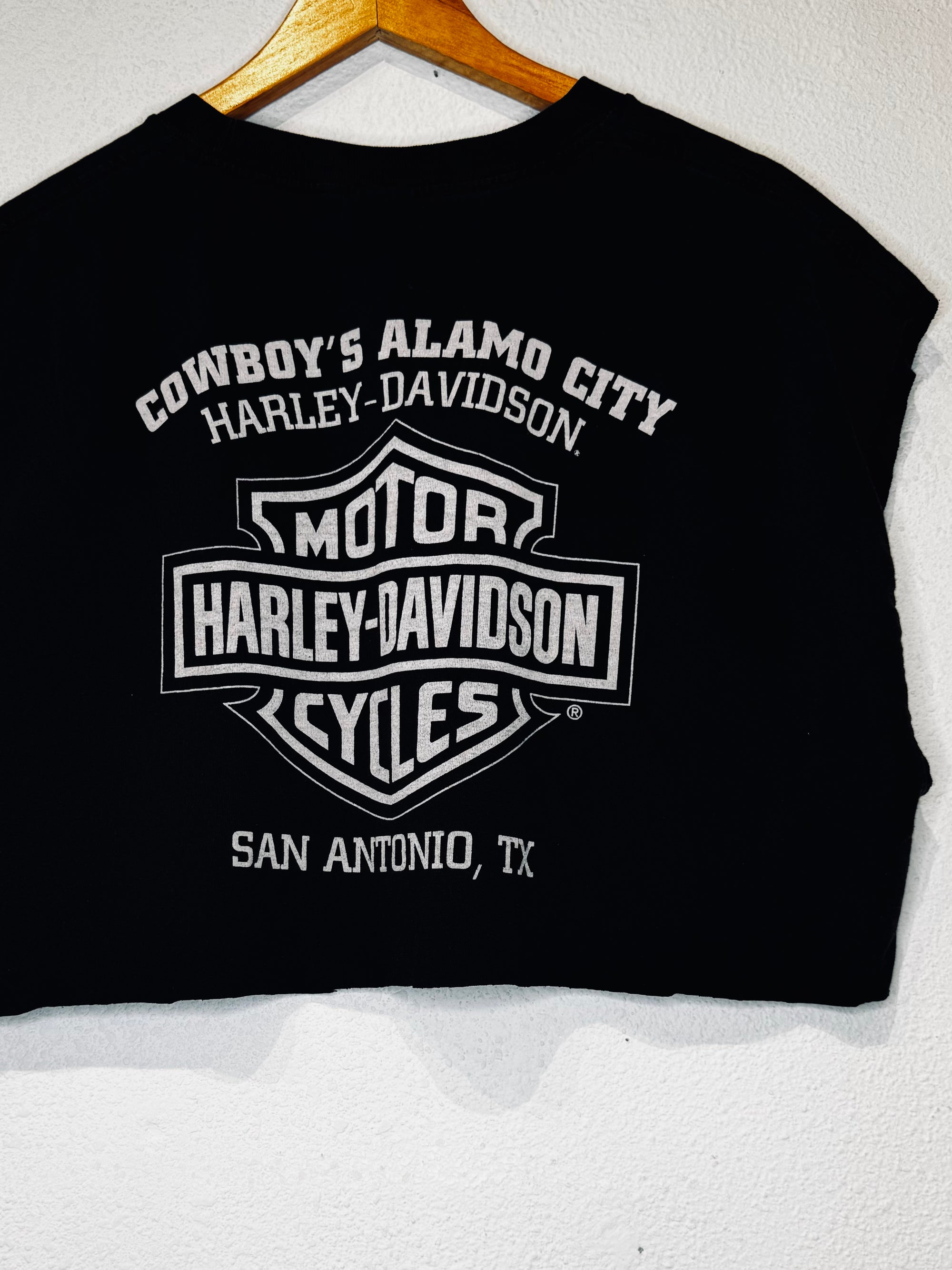 Alamo City Harley Vintage Crop Tee