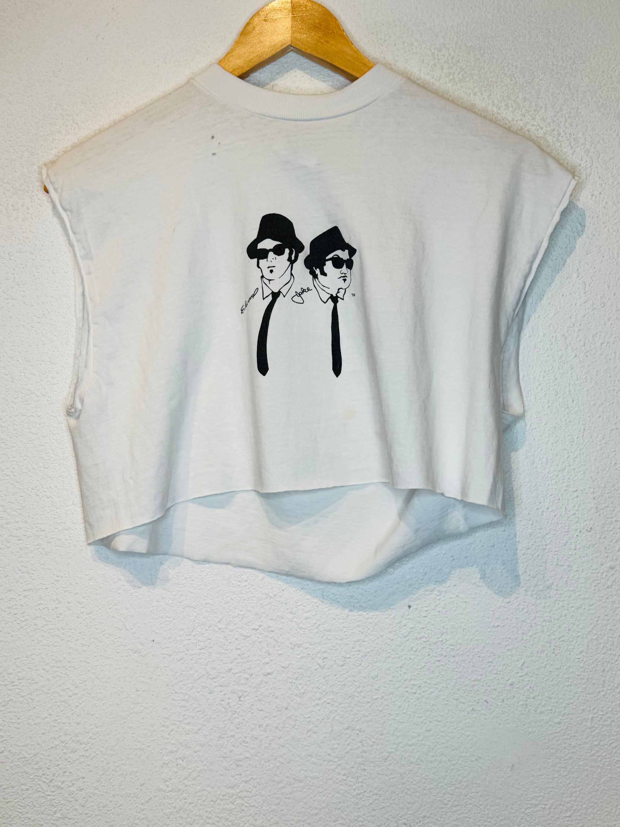 Blues Brothers Vintage Crop Tank