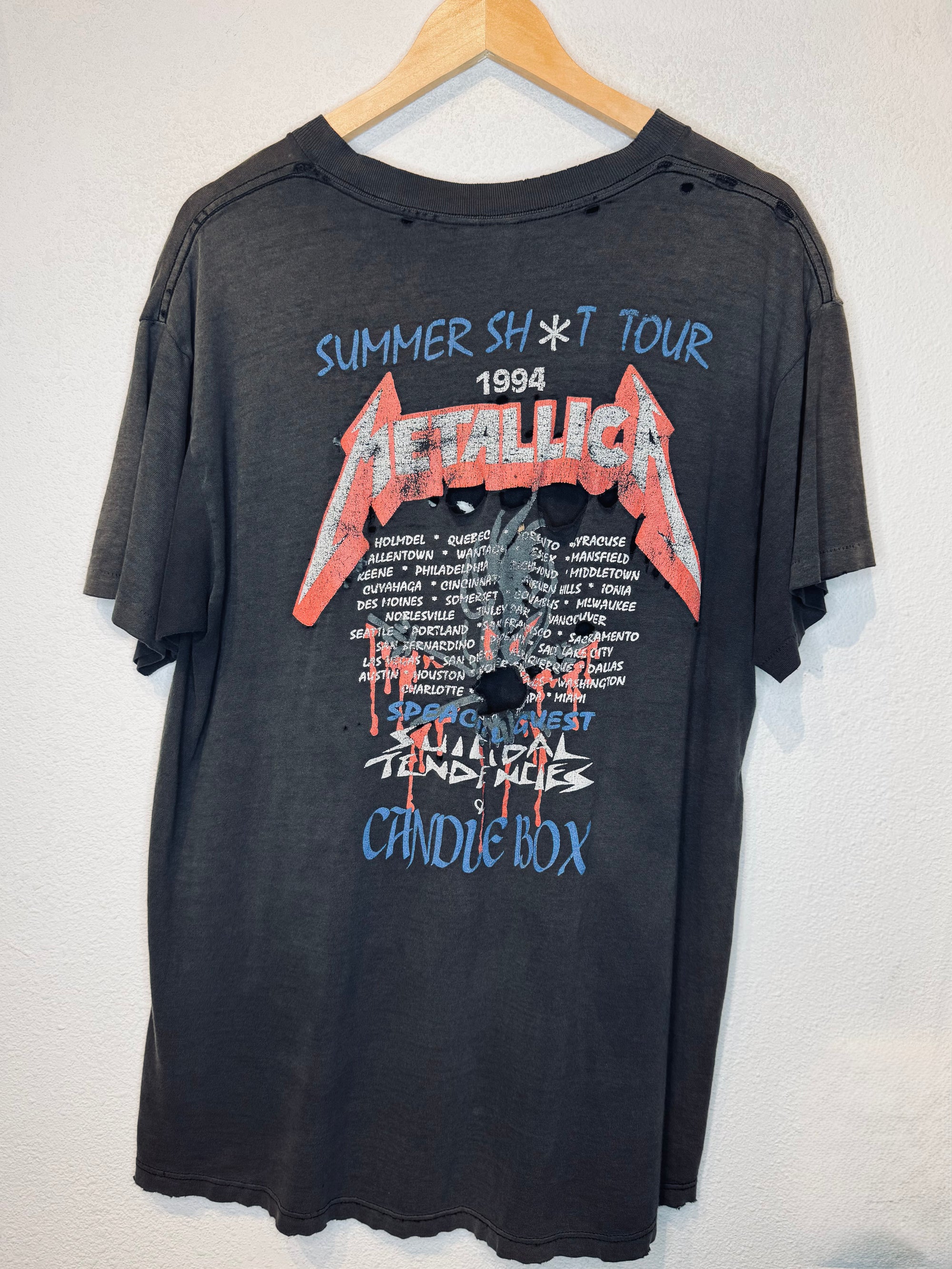 Thrashed Metallica '94 Vintage Tee