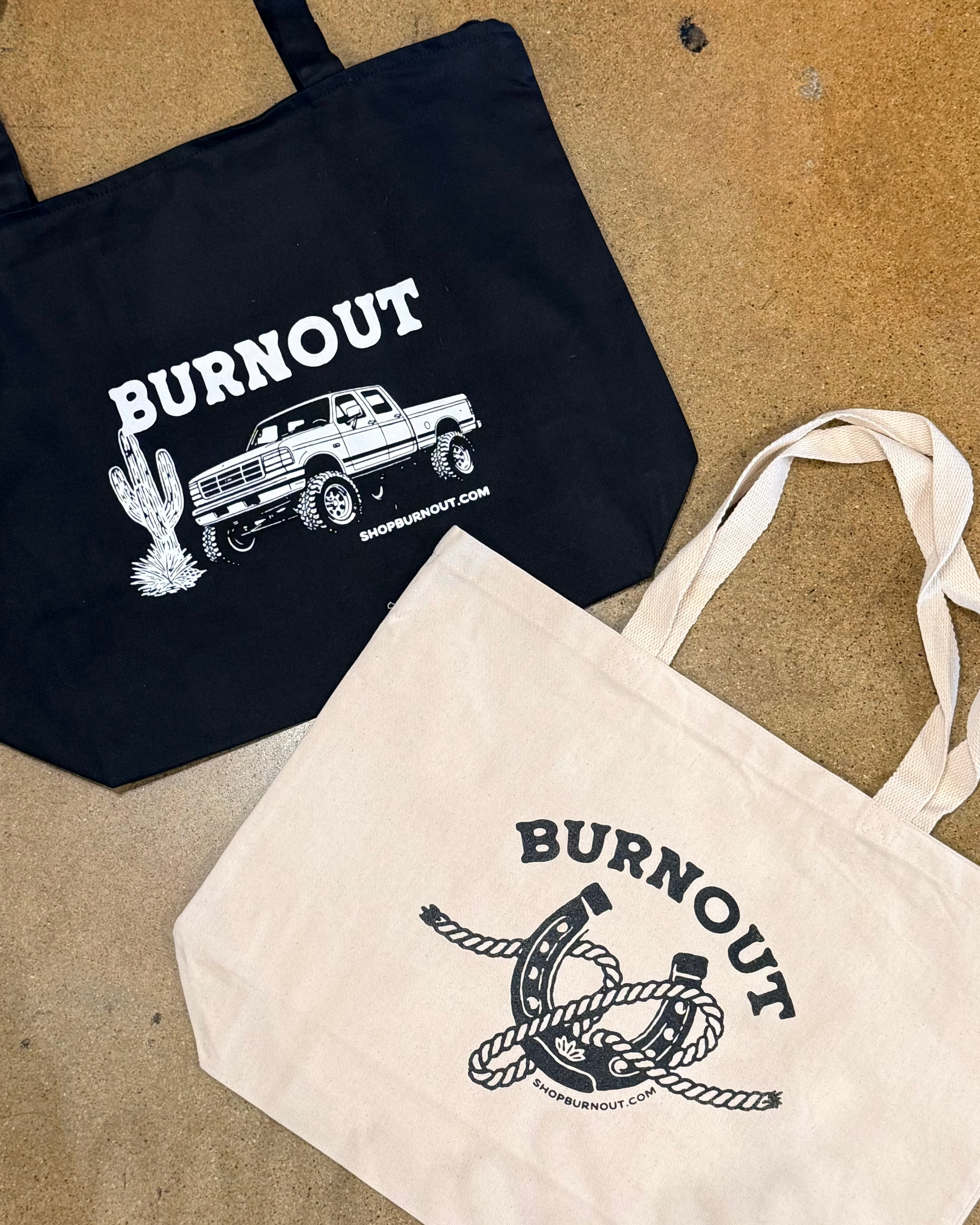 Burnout Shop Tote - Western