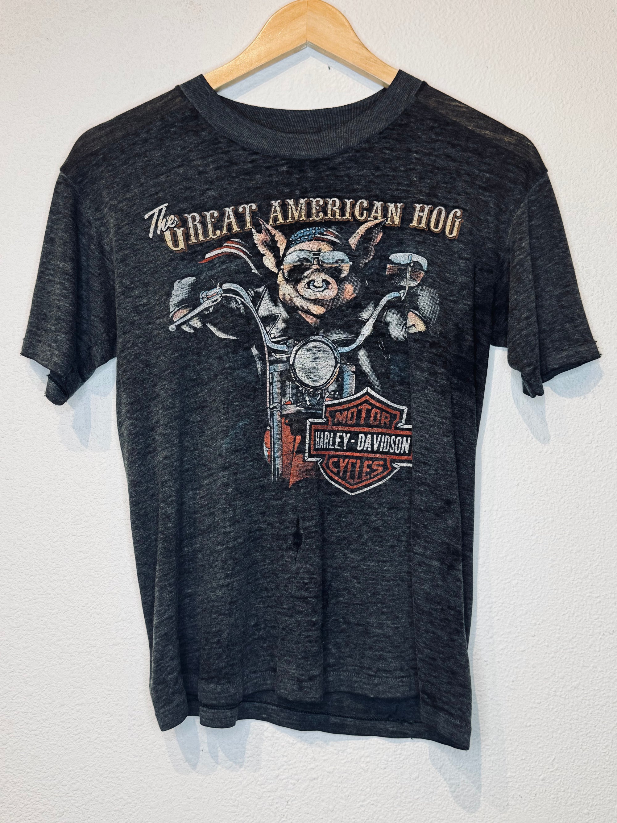 Great American Hog Harley Vintage Tee