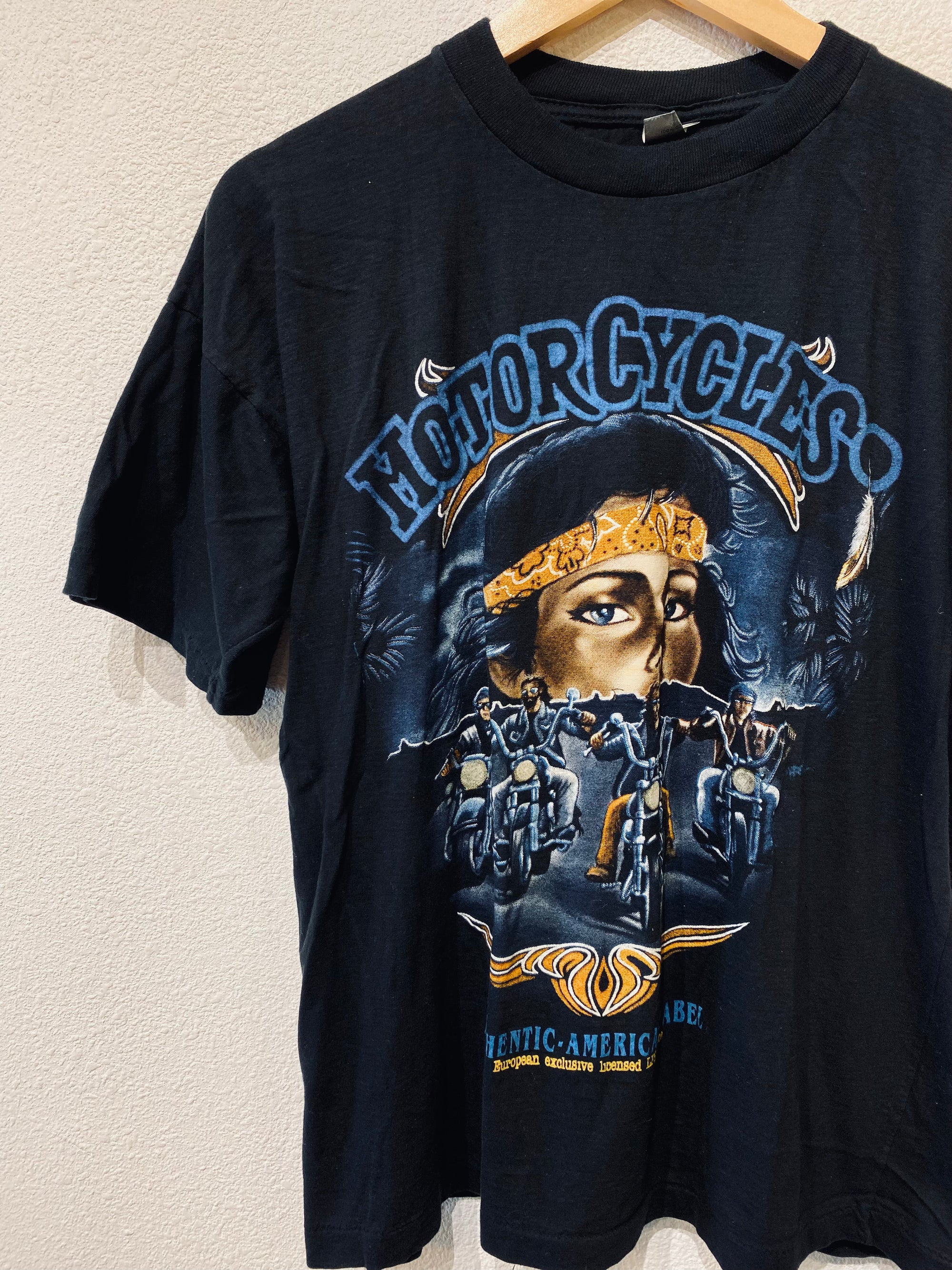 Motorcycles American Label Vintage Tee