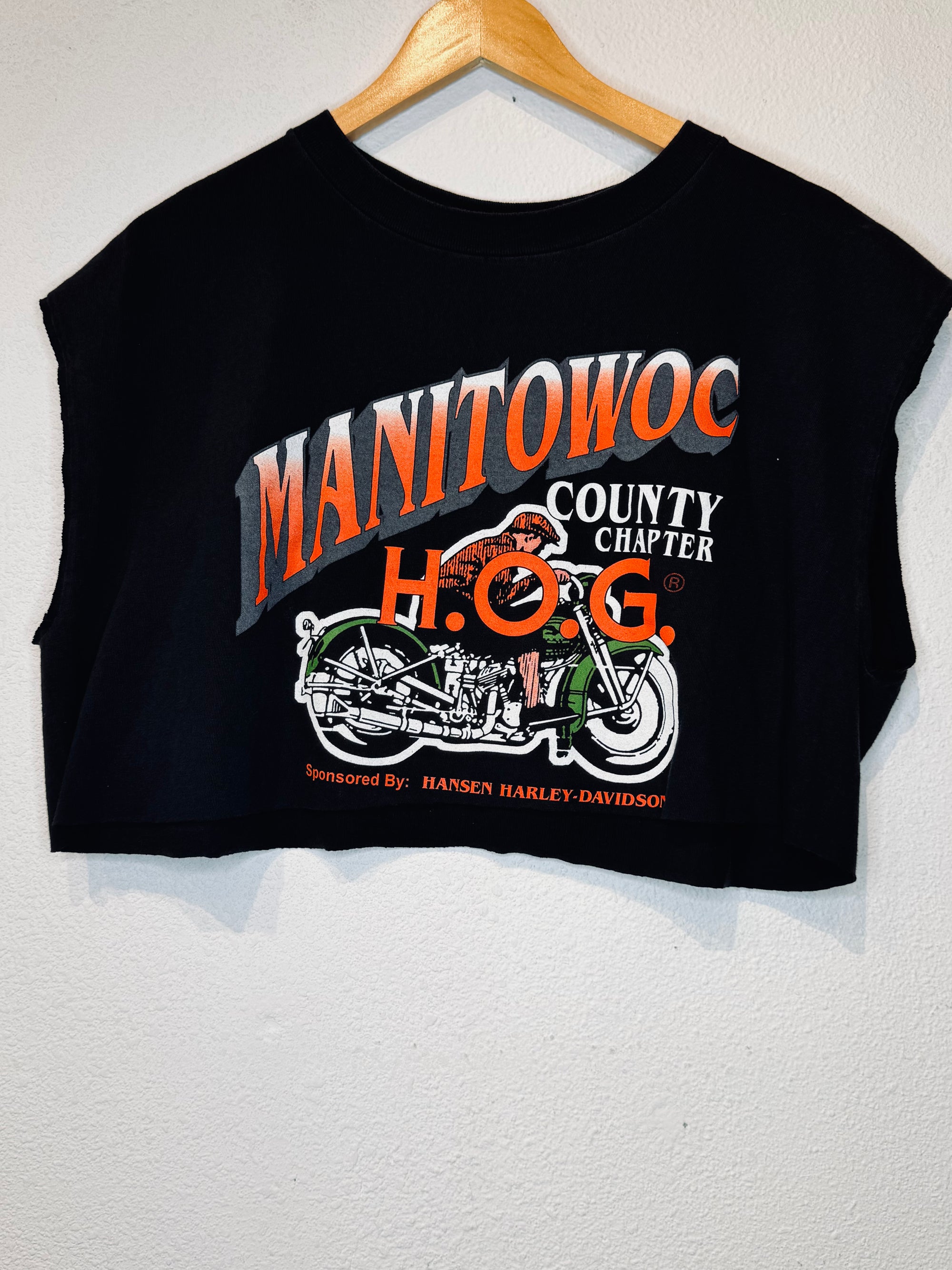 Manitowoc Harley Vintage Crop Tank