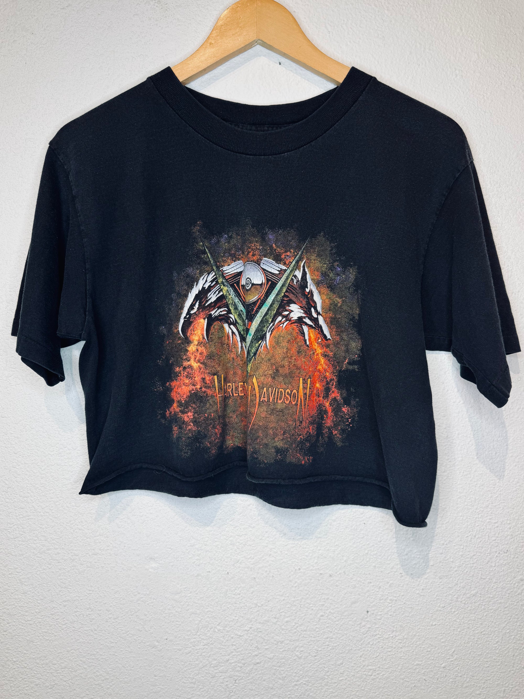 Singapore Harley Vintage Crop Tee