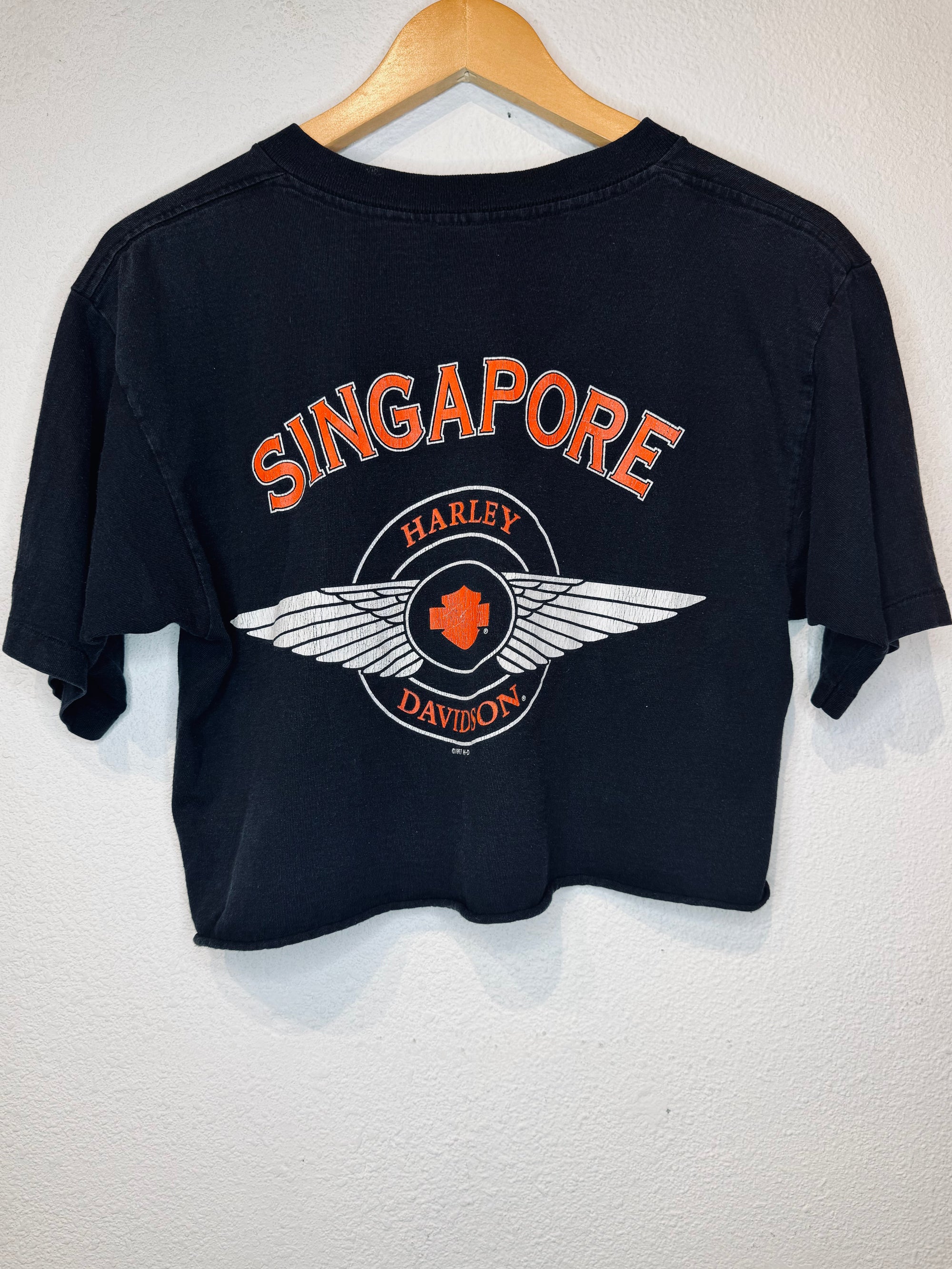 Singapore Harley Vintage Crop Tee