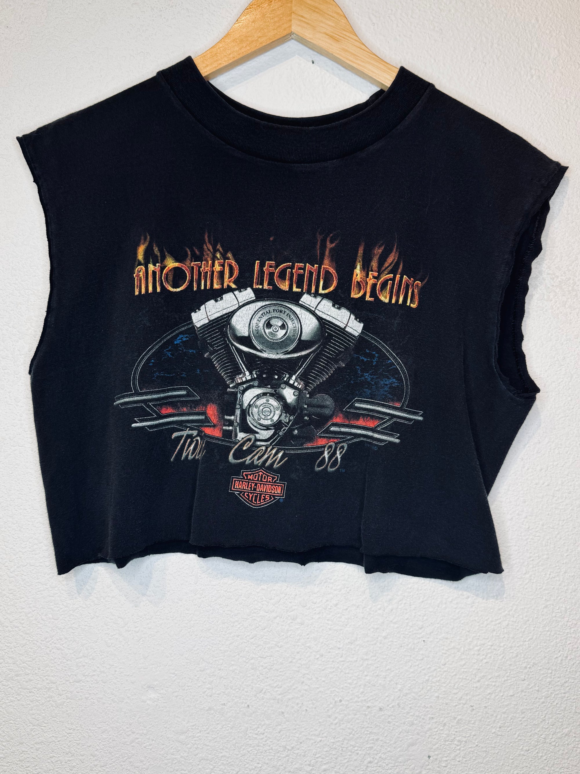 Another Legend Harley Vintage Crop Tank