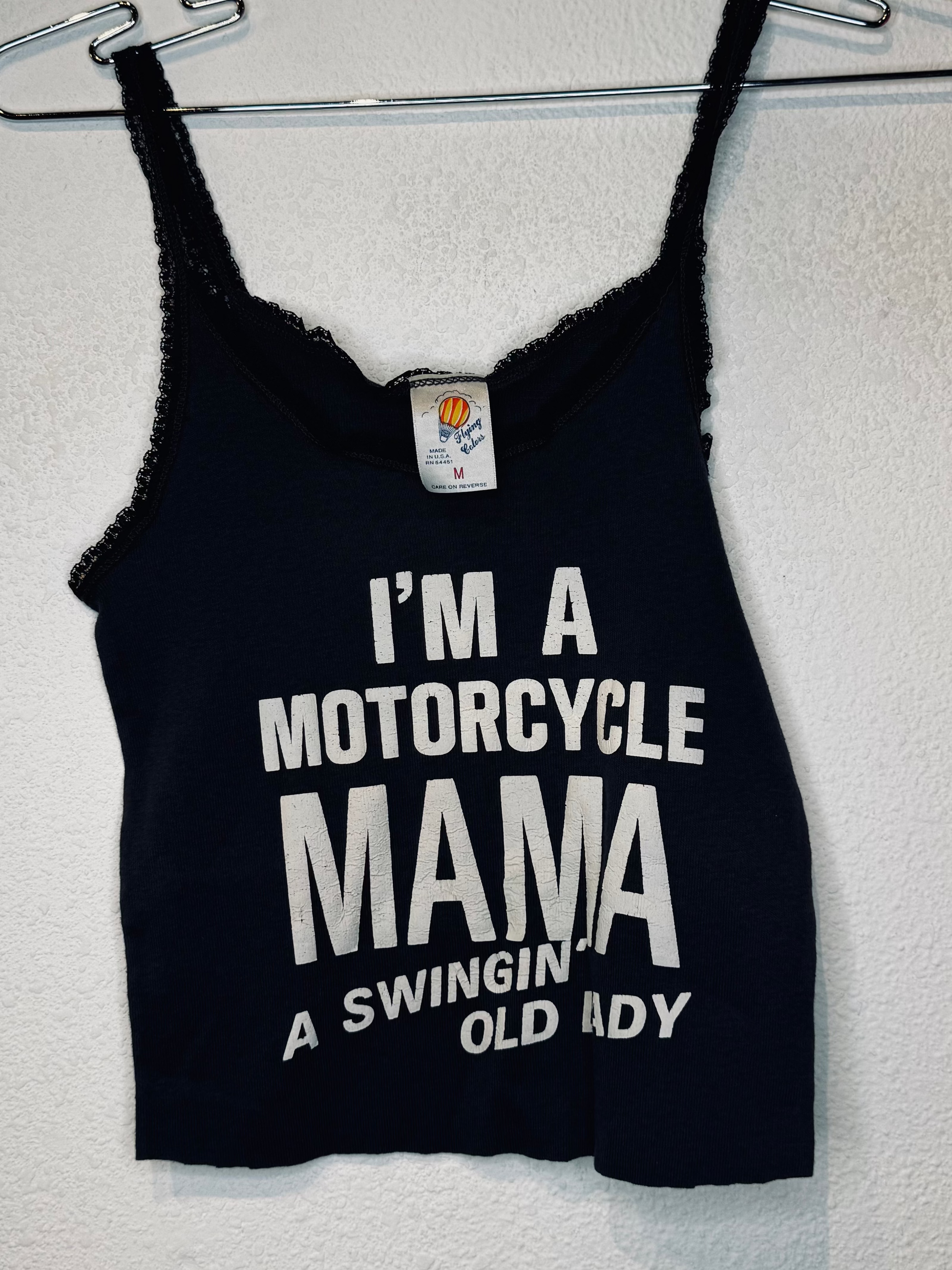 Motorcycle Mama Vintage Crop Tank