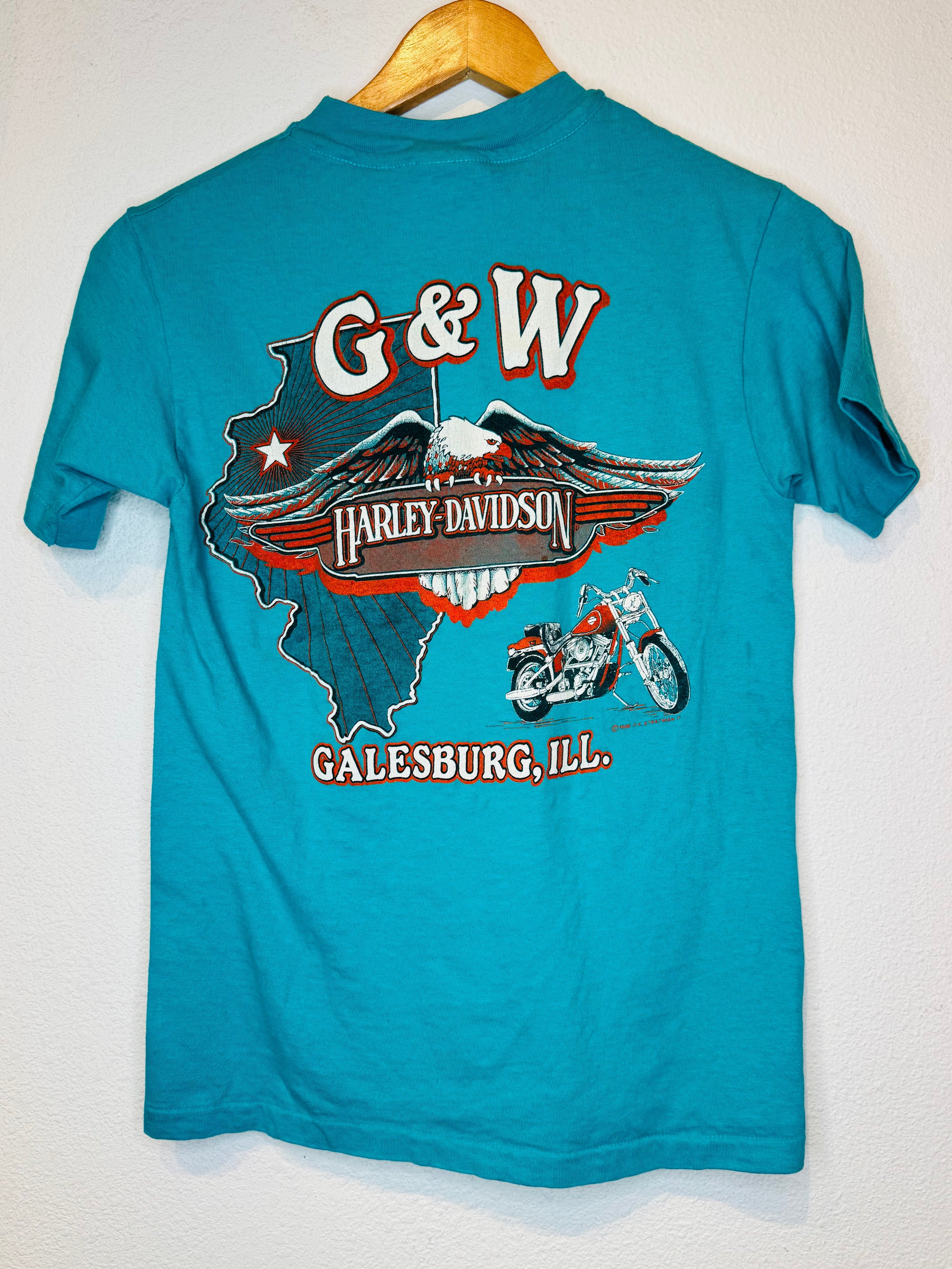Galesburg Harley Vintage Tee