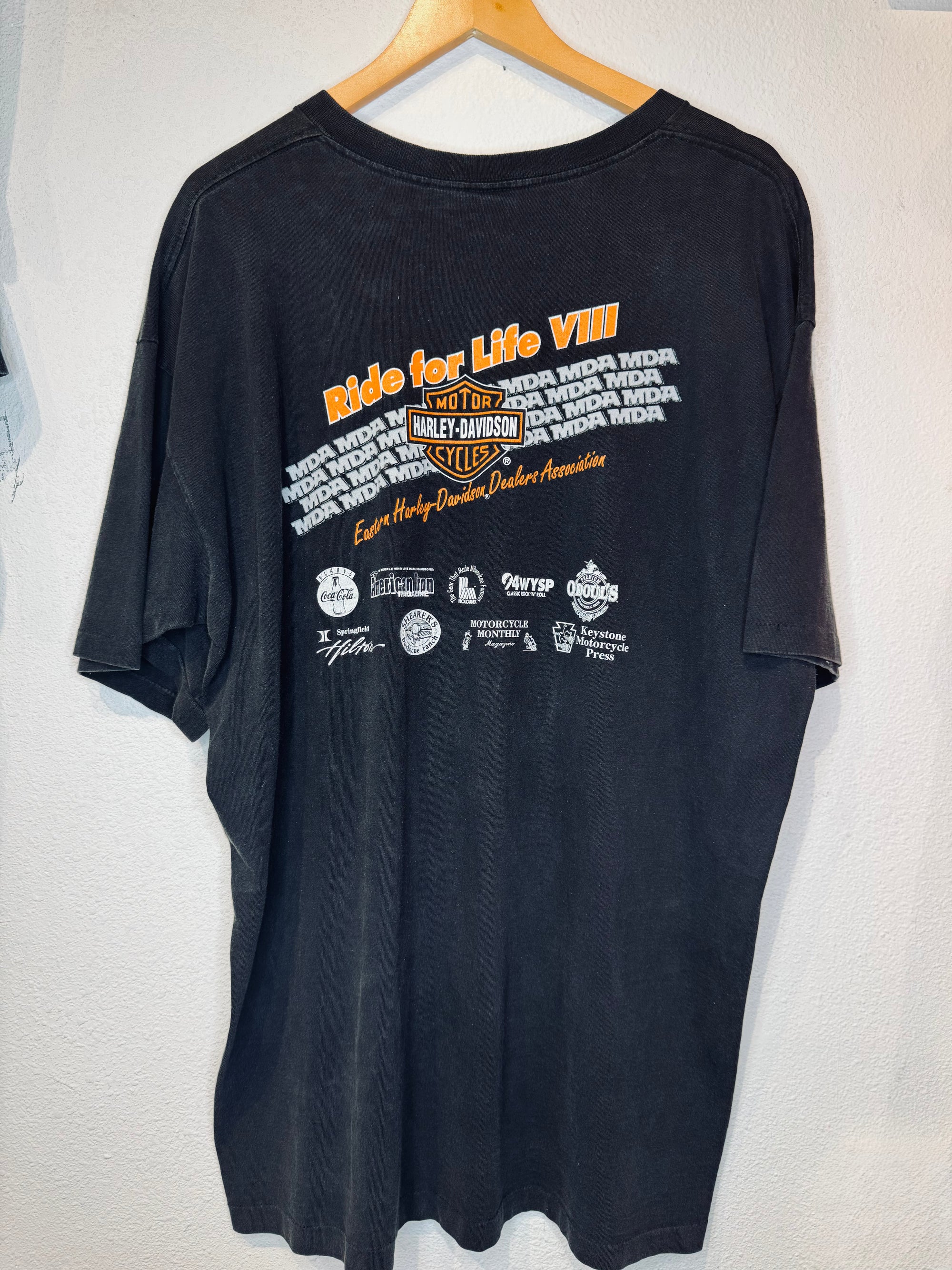 Ride For Life Harley Vintage Tee