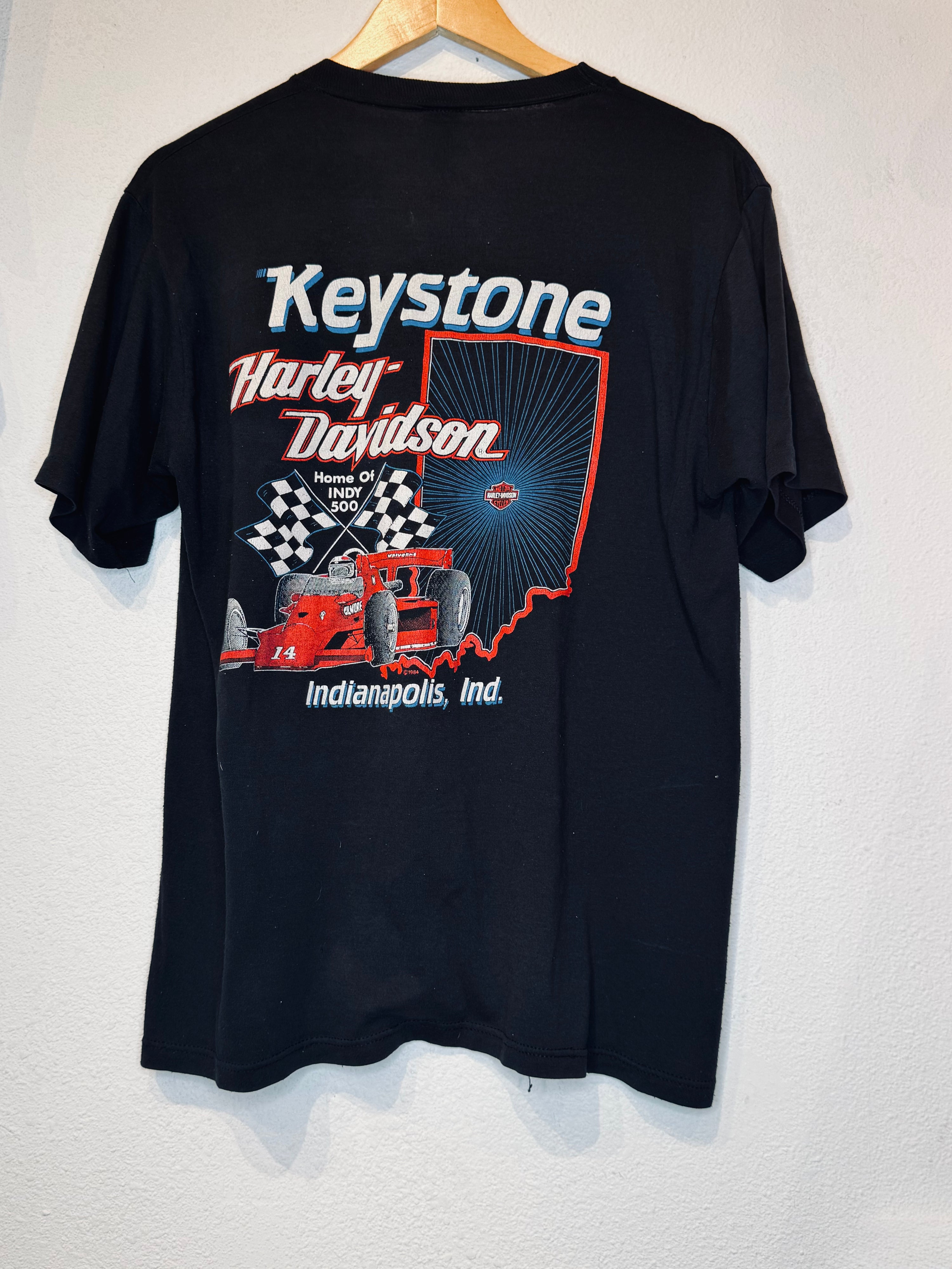 American by Birth Harley Vintage Tee