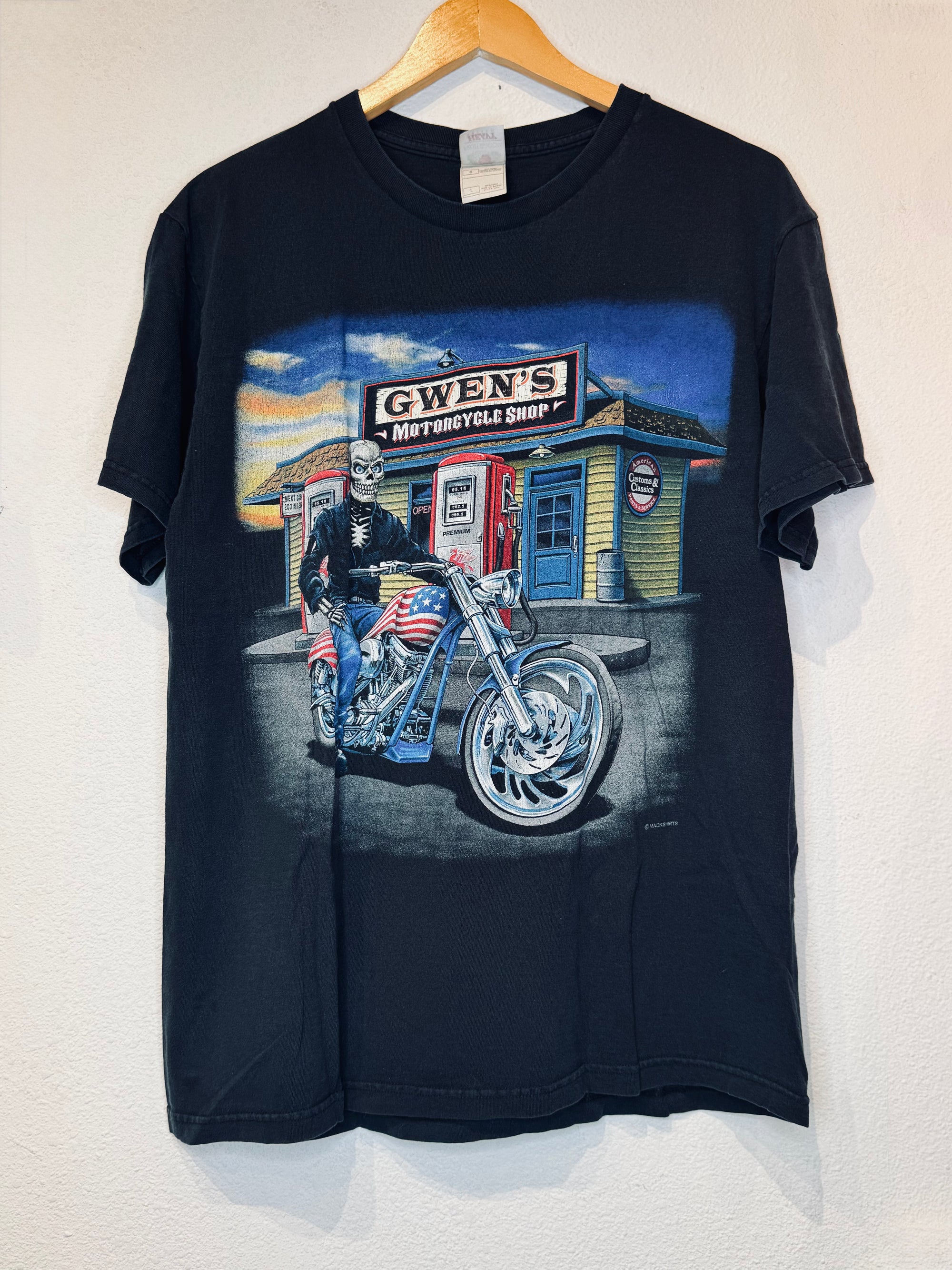 Gwens Motorcycle Vintage Tee