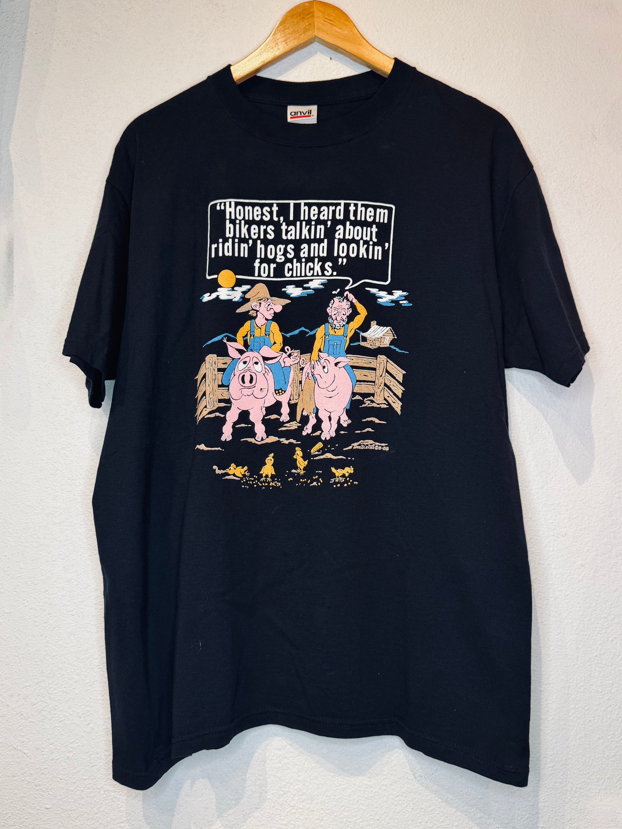 Hogs and Chicks Vintage Tee