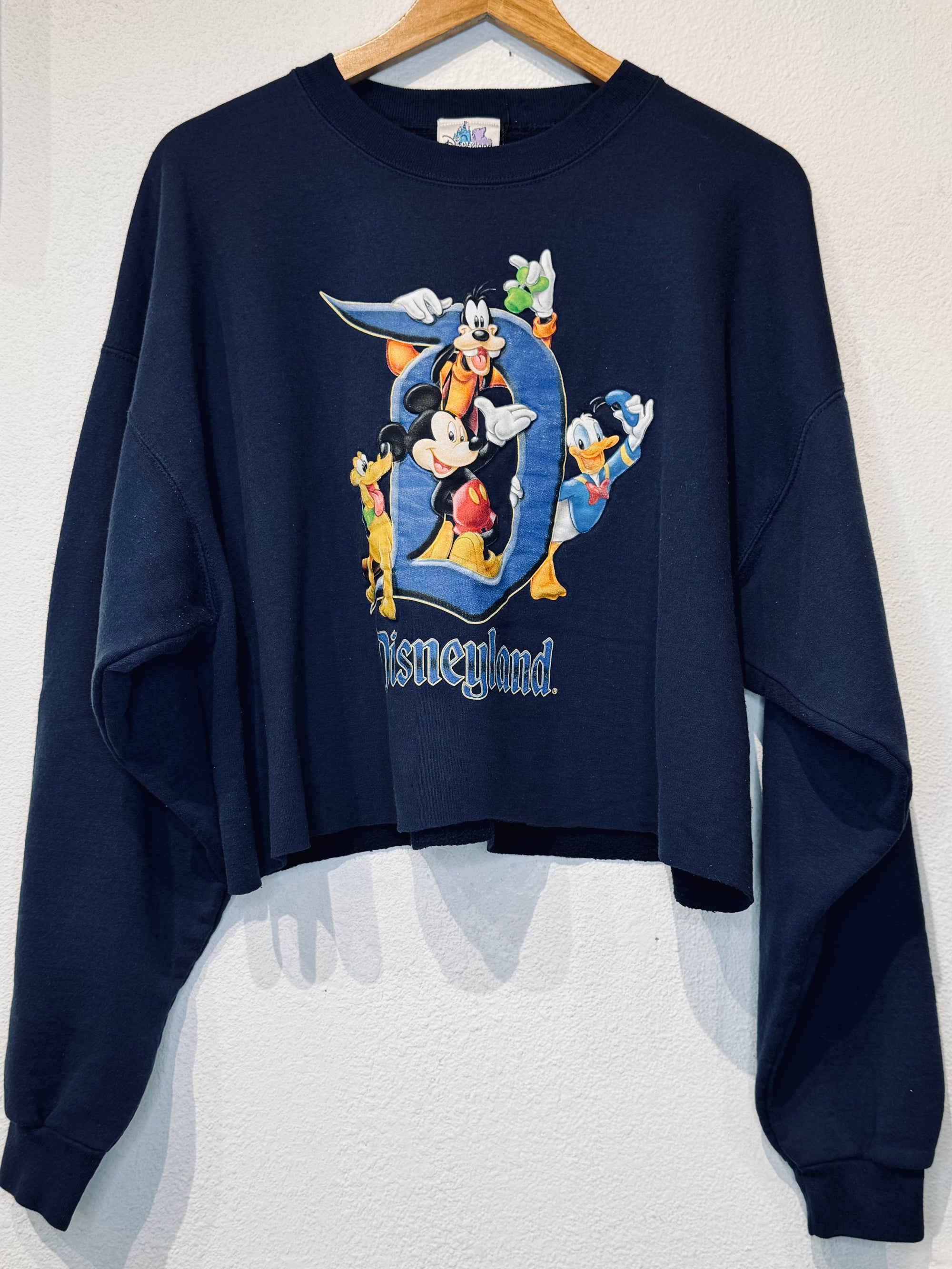 Disneyland Vintage Crop Crewneck