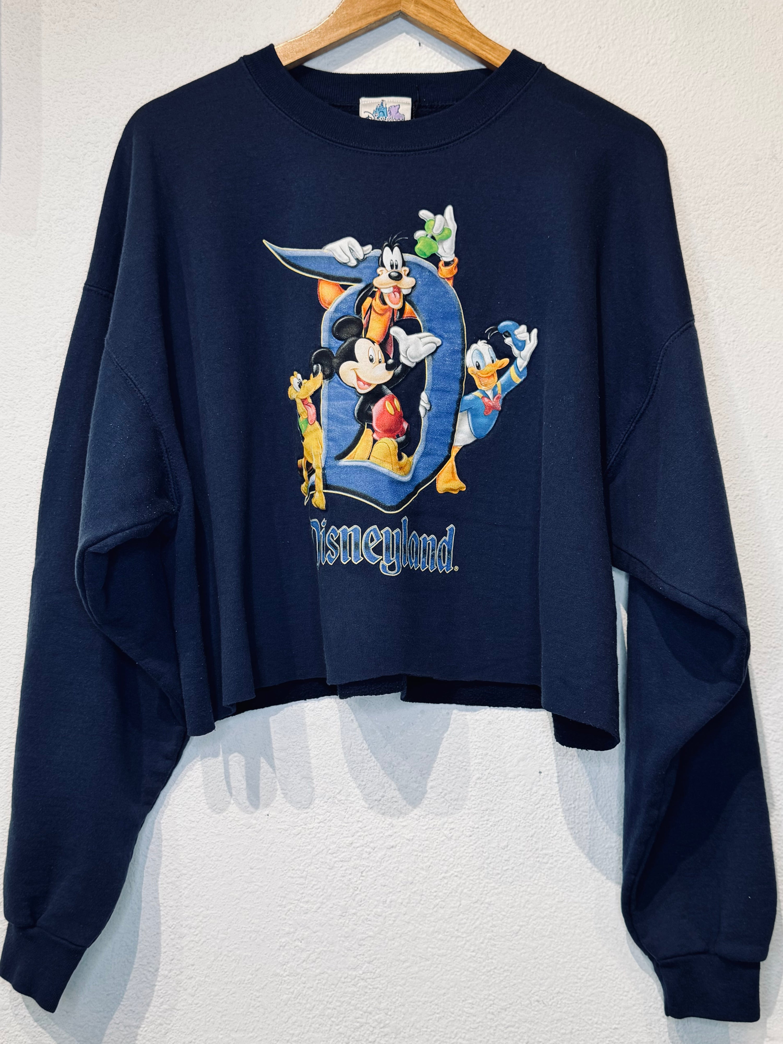 Disneyland Vintage Crop Crewneck