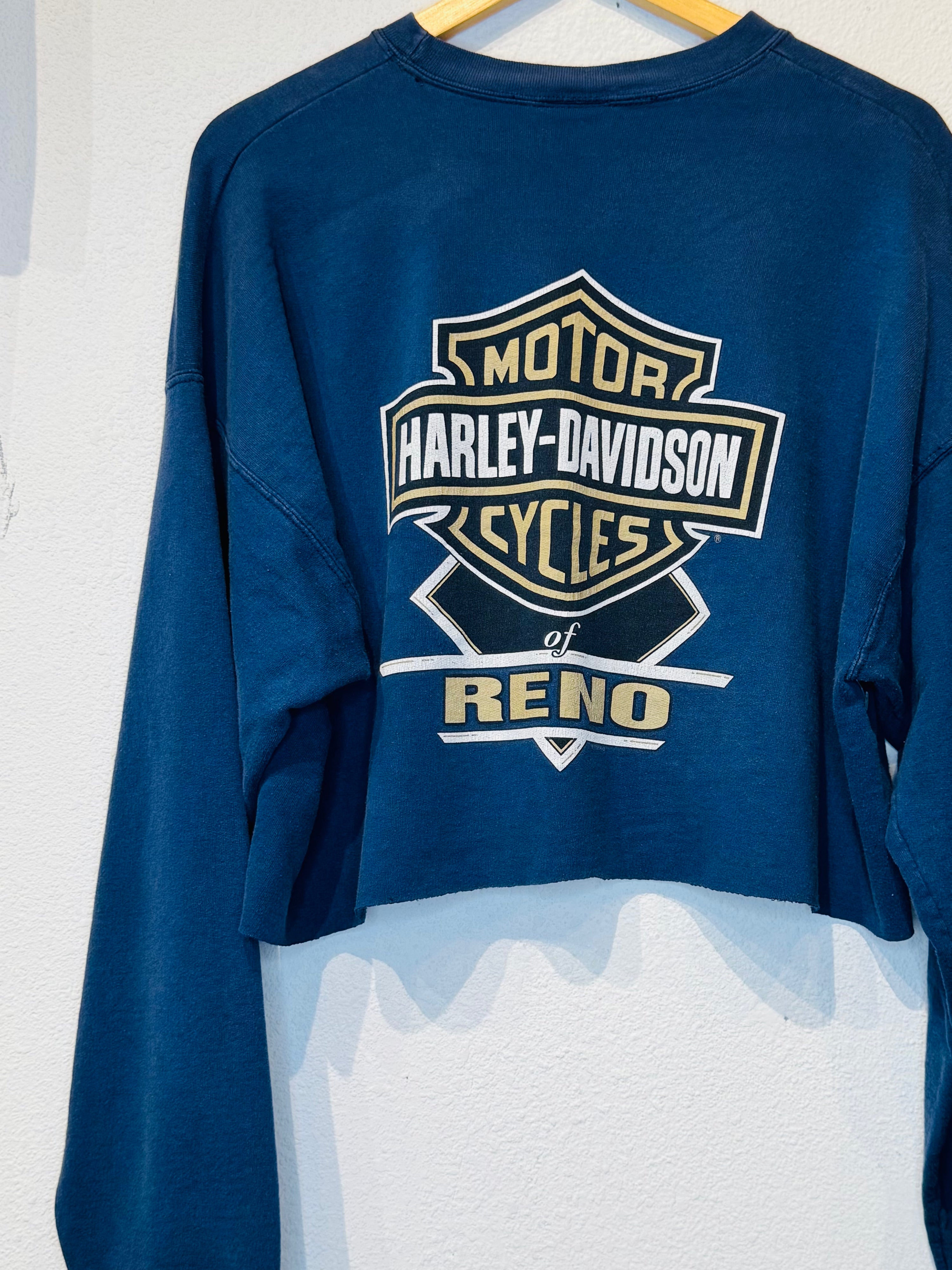 Live the Legend Harley Vintage Crop Long Sleeve