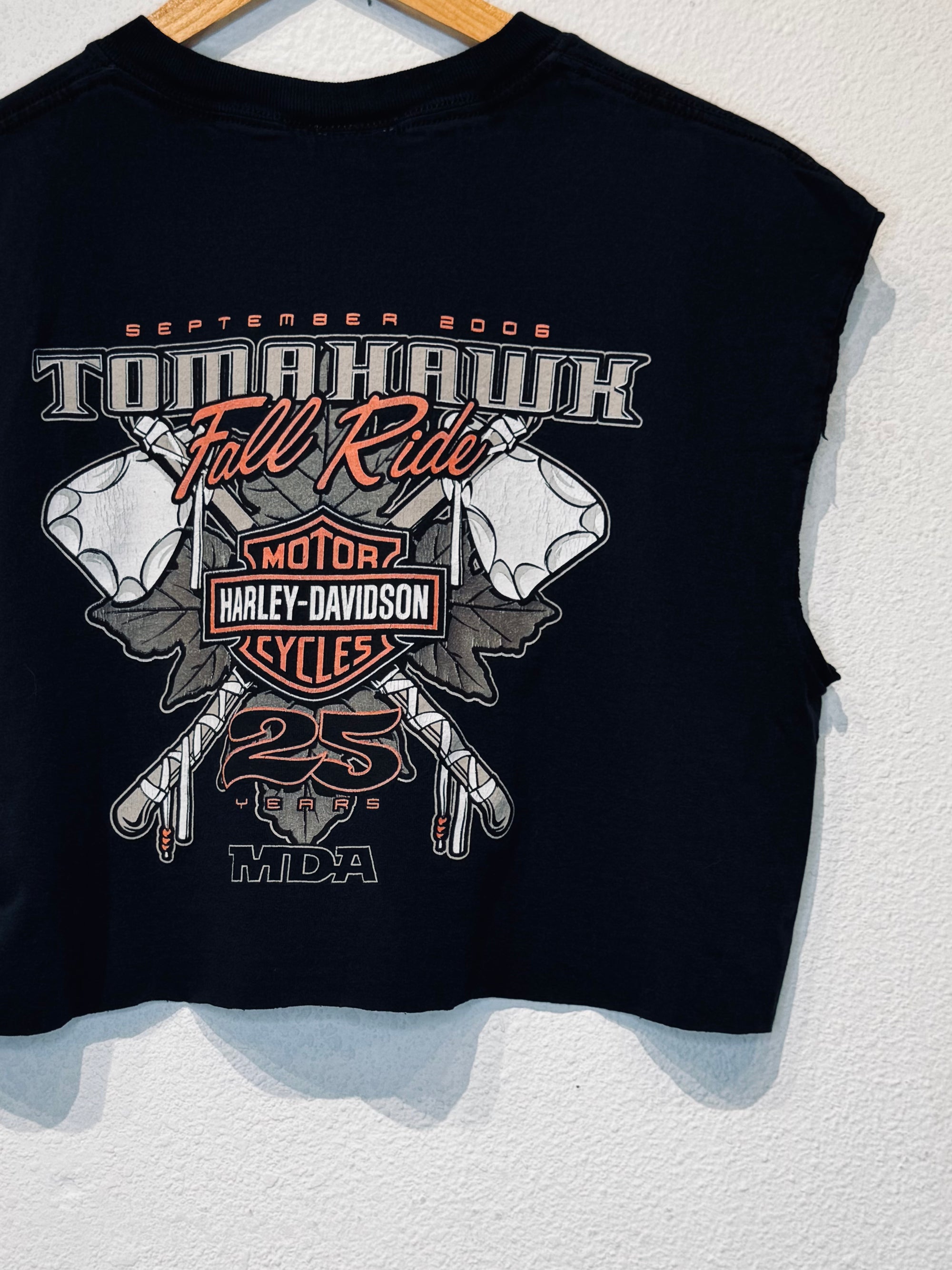 Tomahawk Harley Vintage Crop Tank