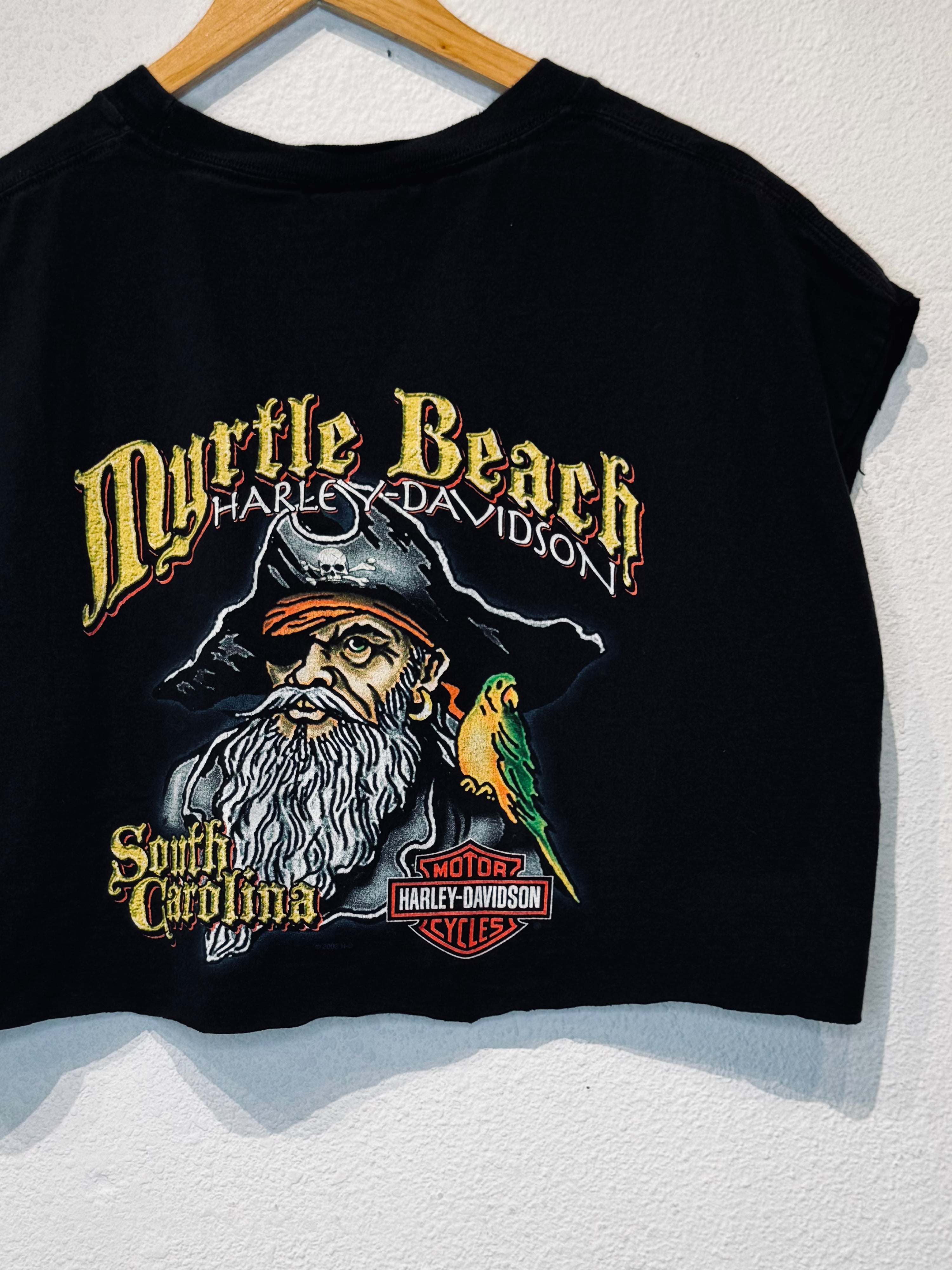 Myrtle Beach Harley Vintage Crop Tank
