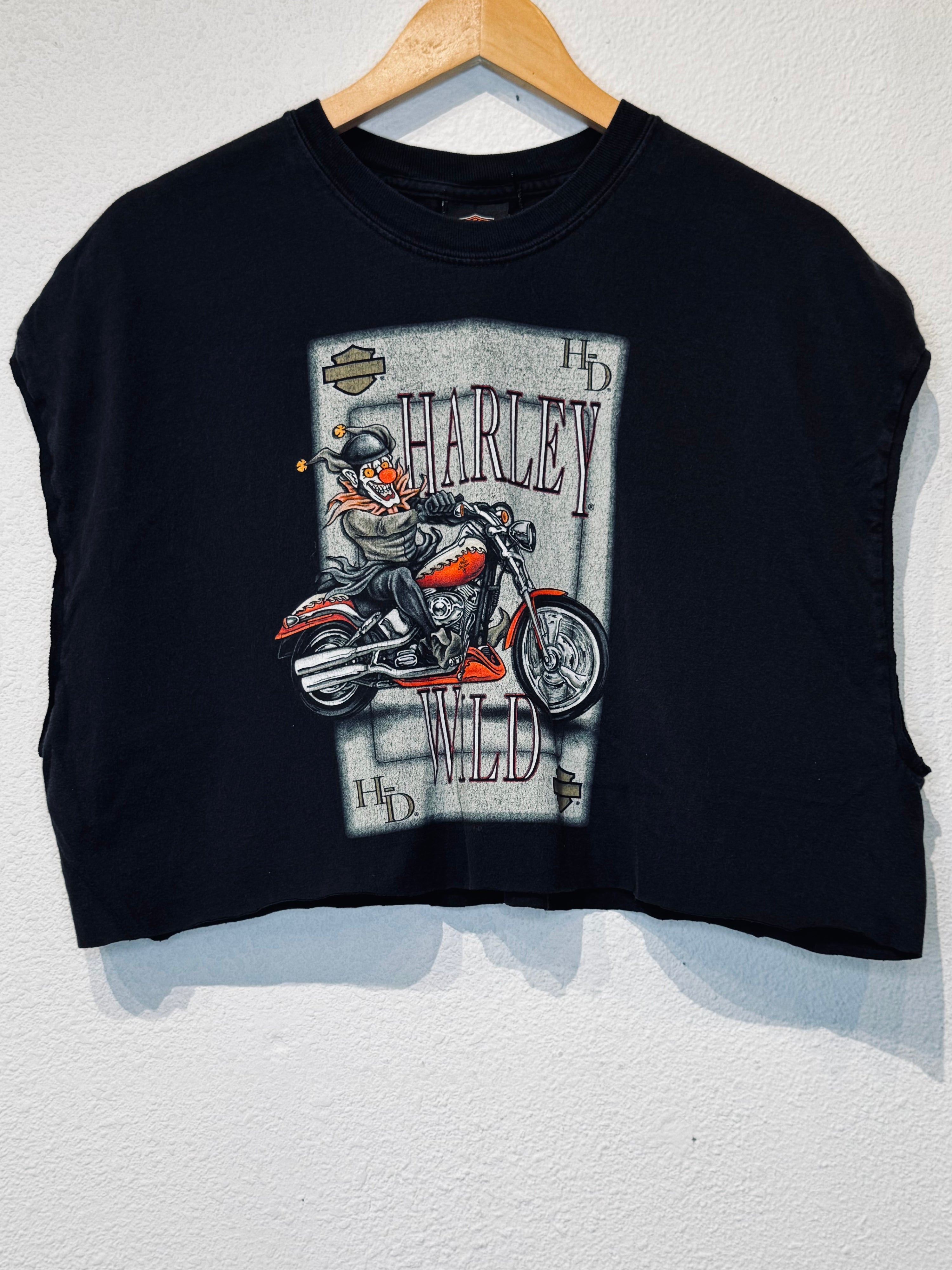 Wild Harley Vintage Crop Tank