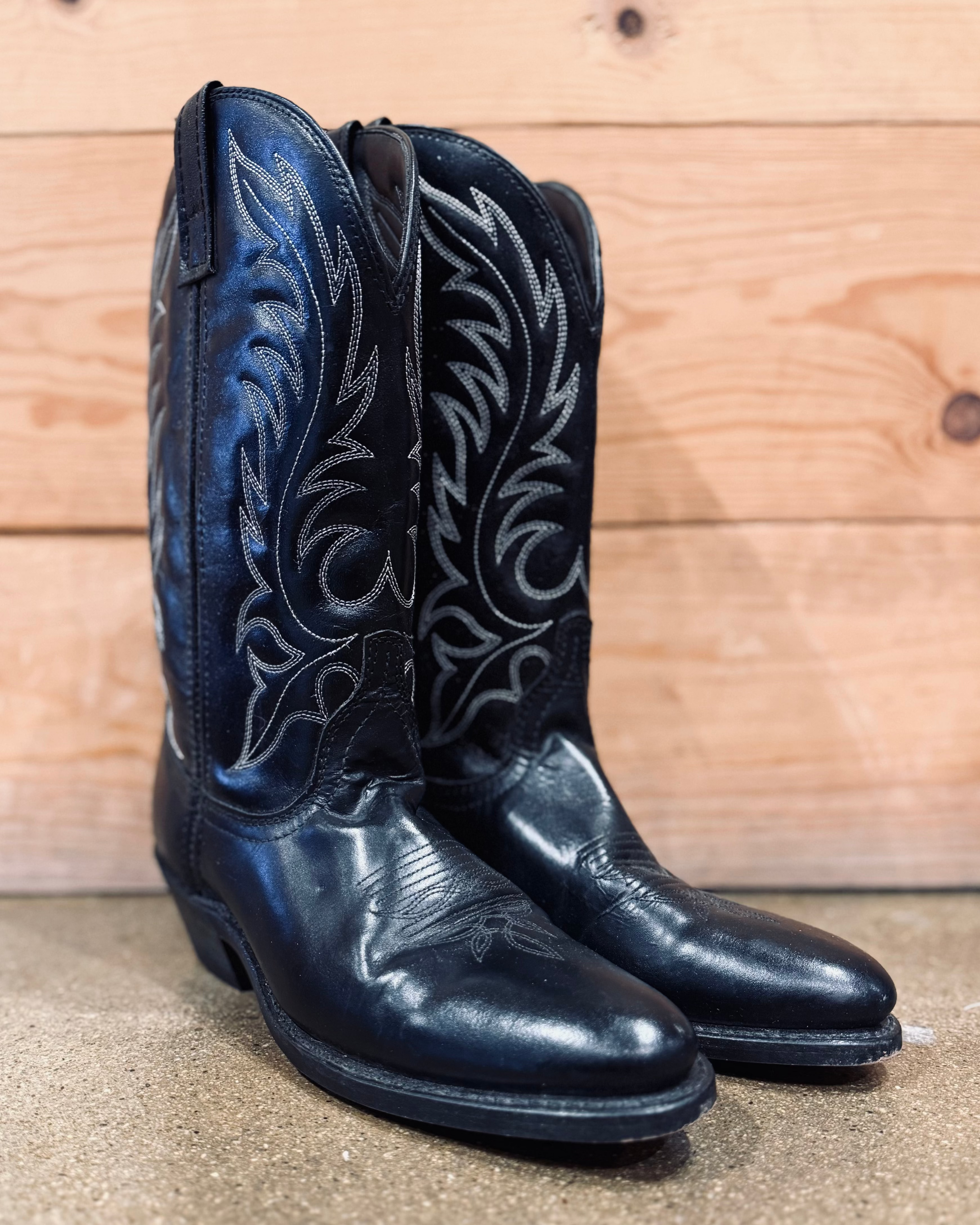Laredo Black Cowboy Boot