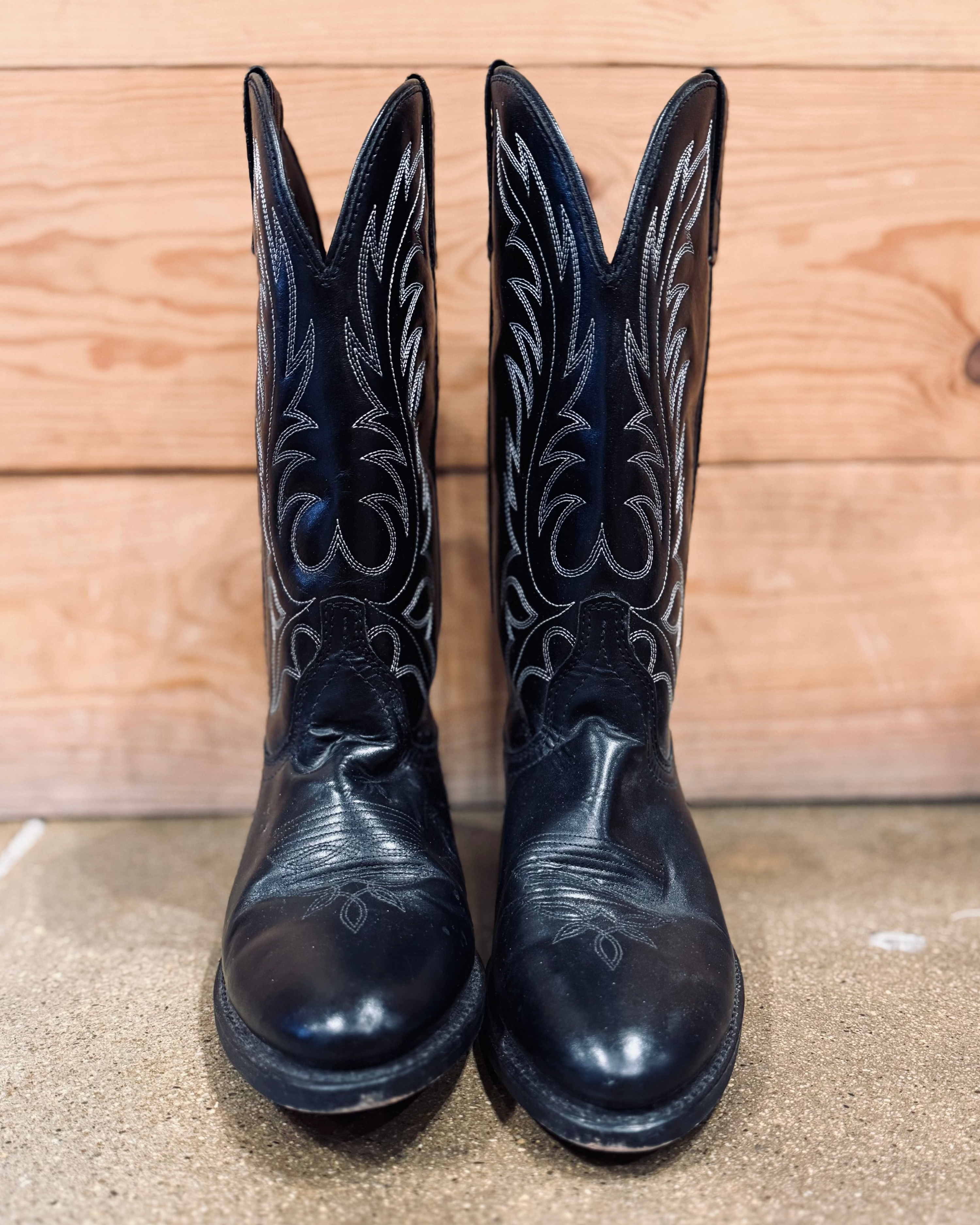 Laredo Black Cowboy Boot
