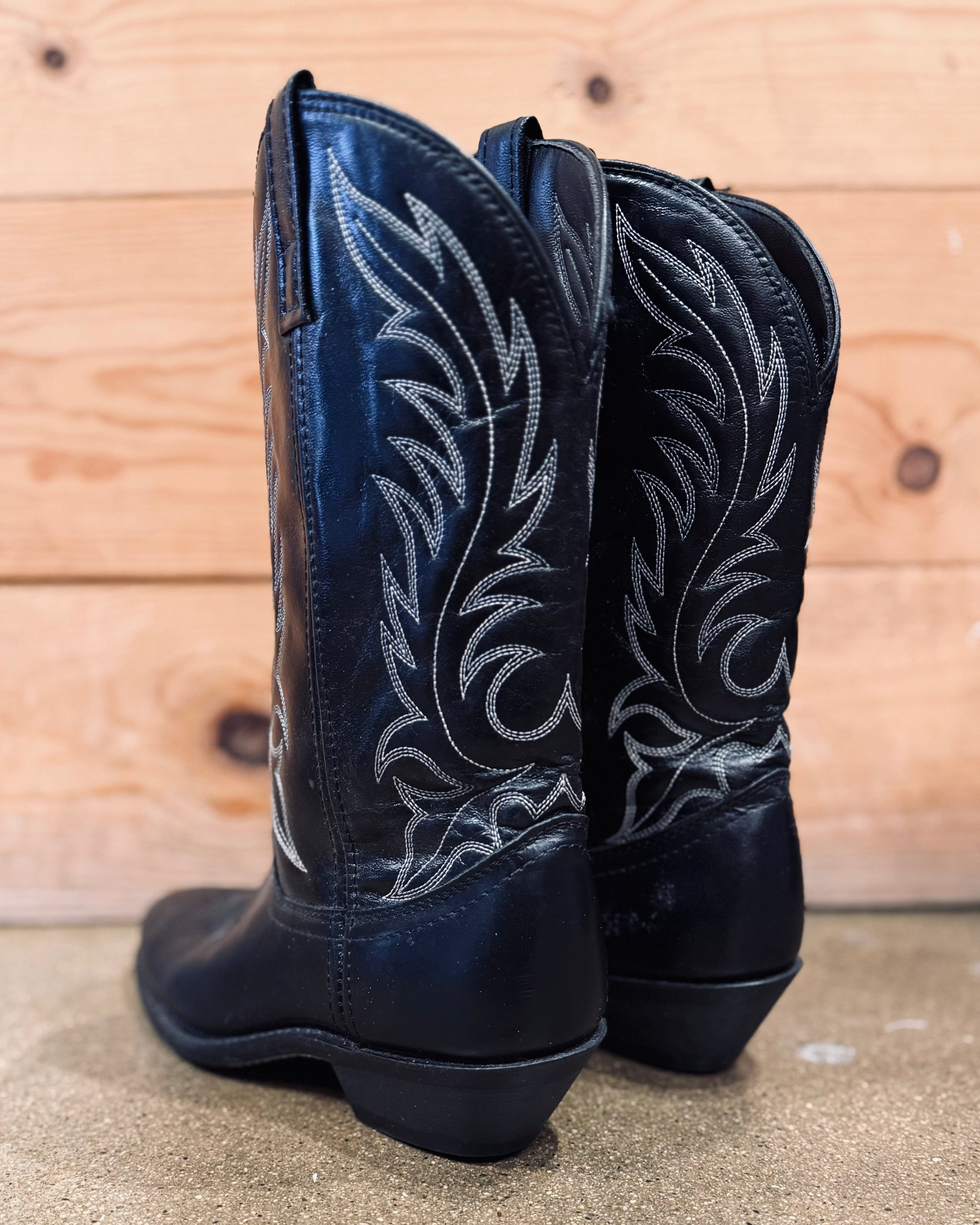 Laredo Black Cowboy Boot
