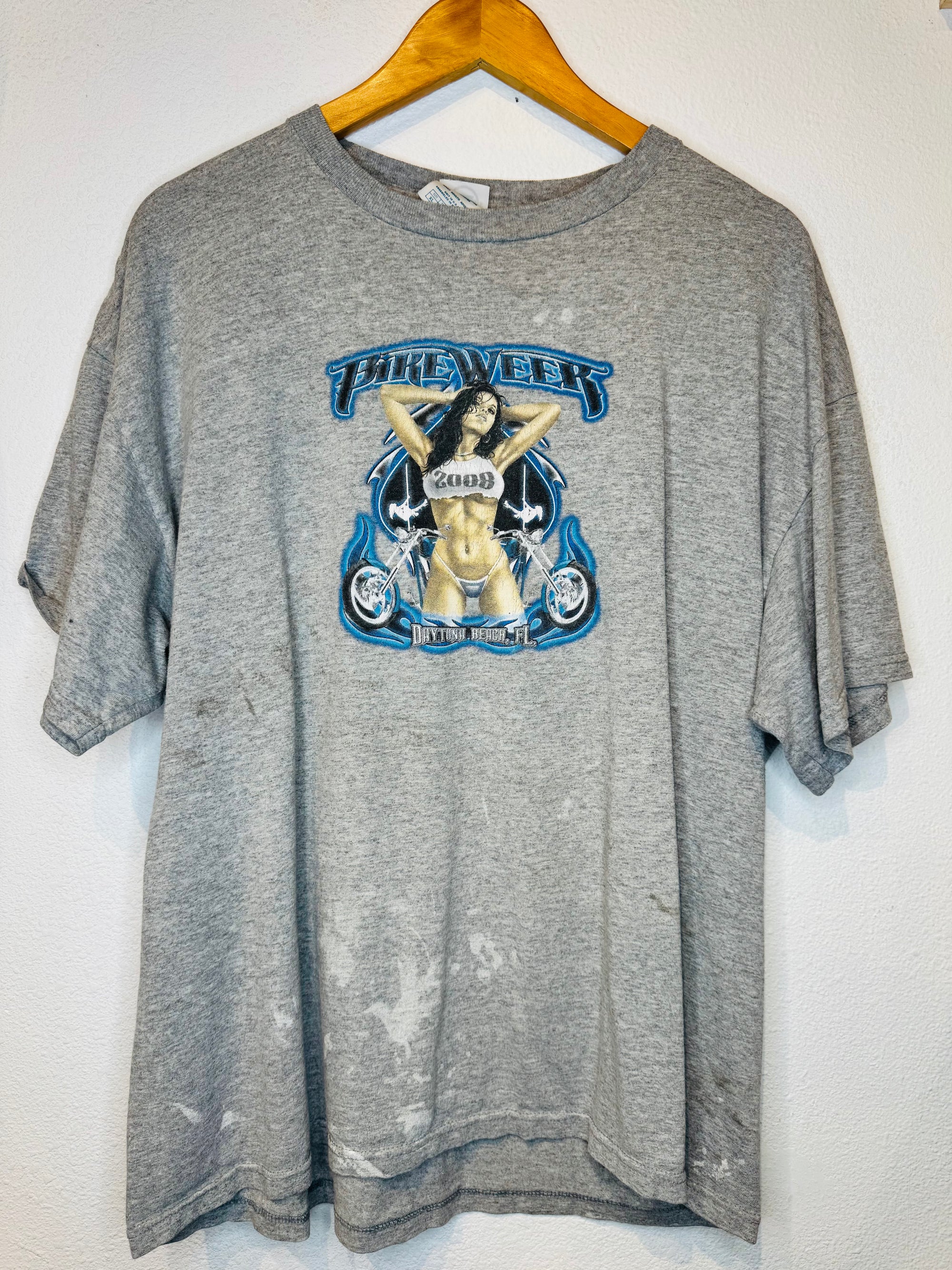 Daytona Bike Week '08 Vintage Tee