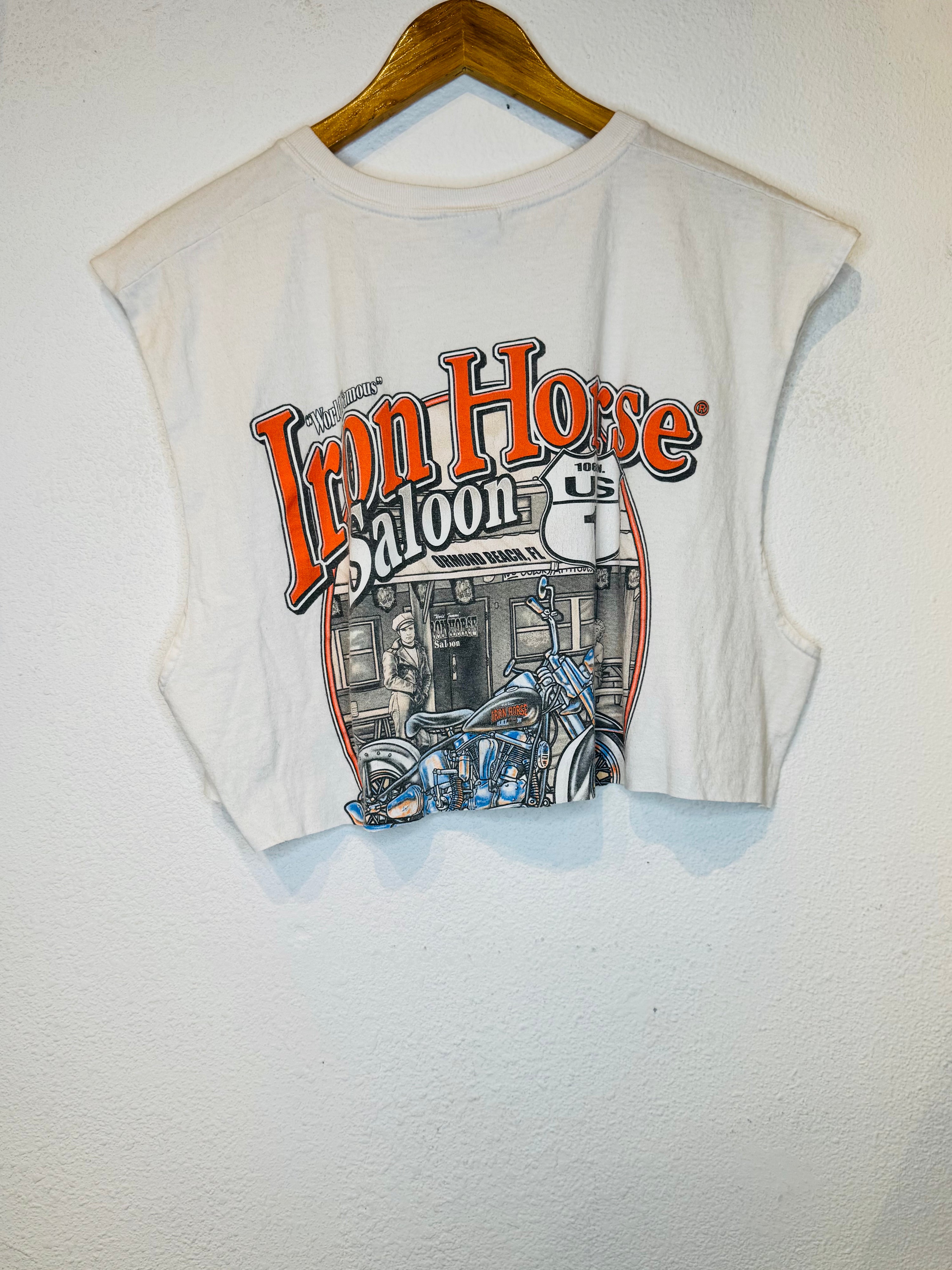 Iron Horse Saloon Vintage Crop Tank