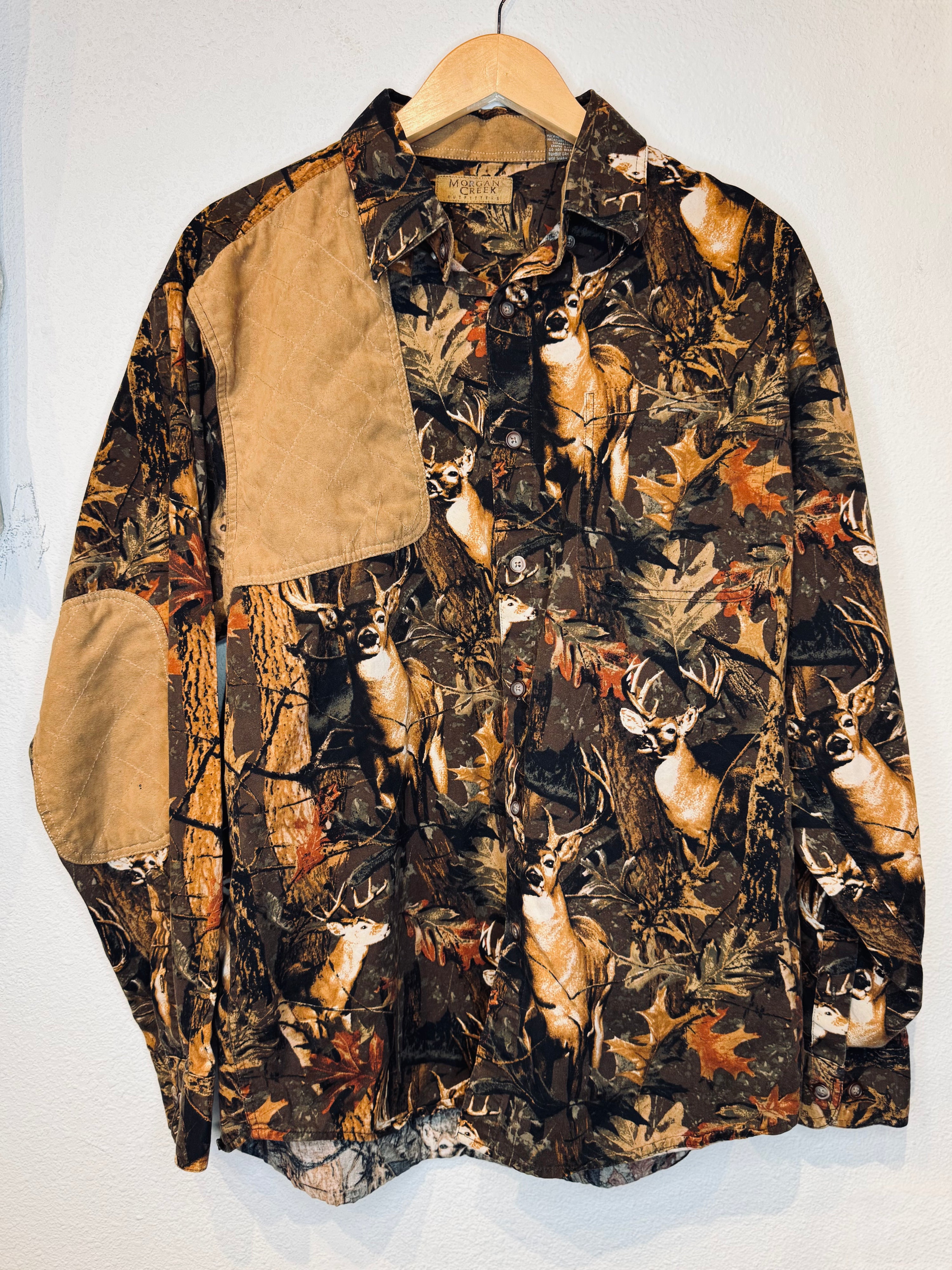 Deer Camo Vintage Button Up