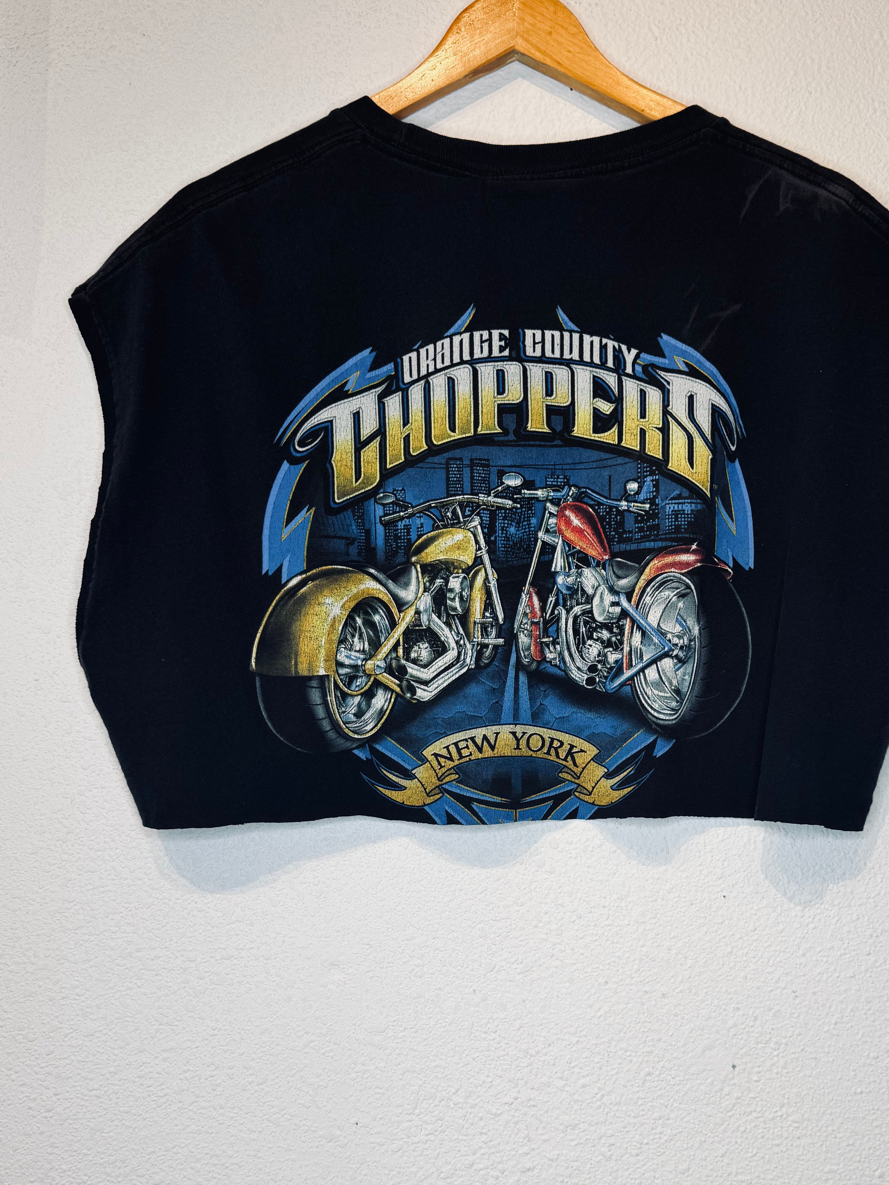 OC Choppers NY Vintage Crop Tank