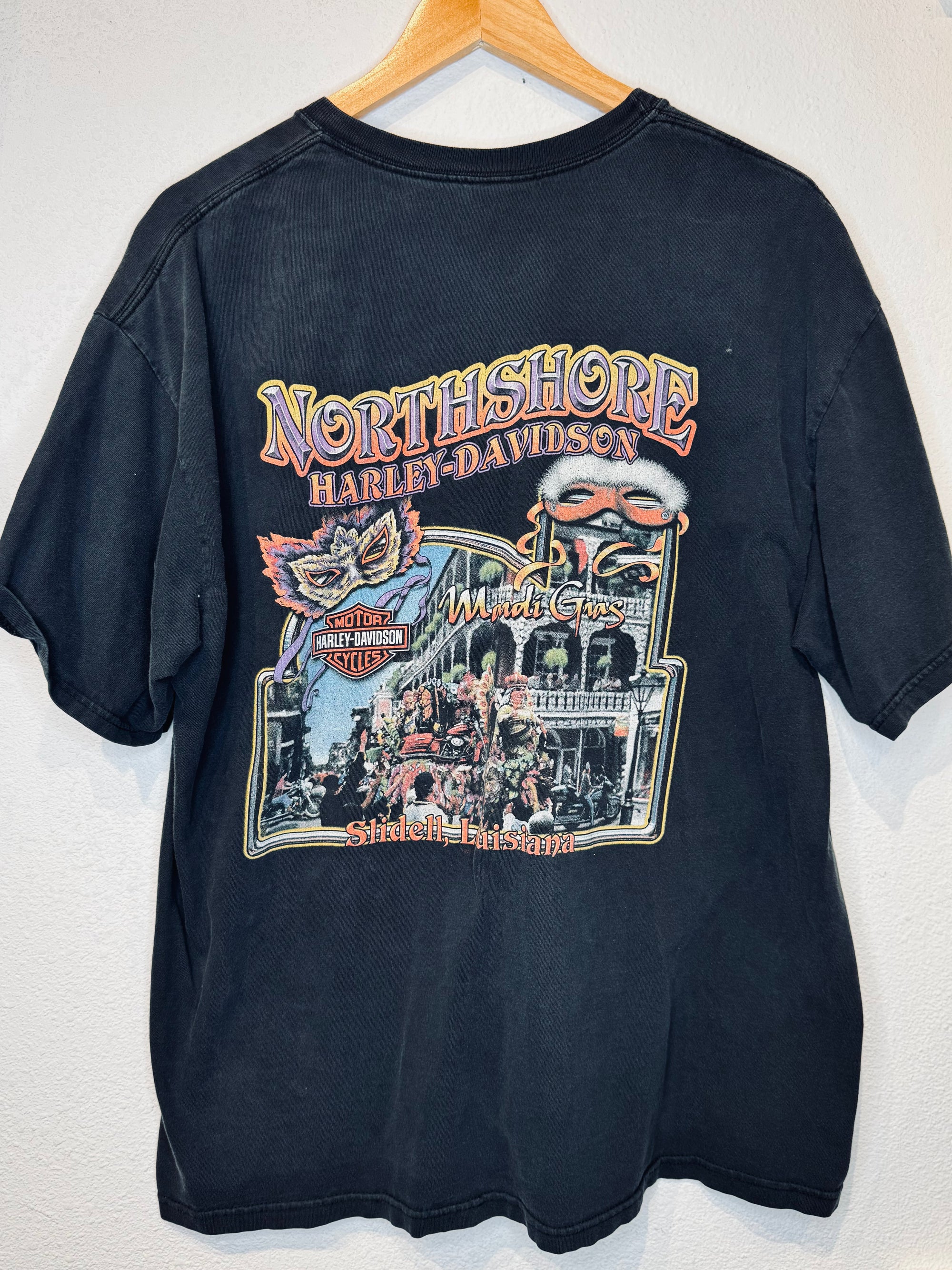 Mardi Gras Harley Vintage Tee
