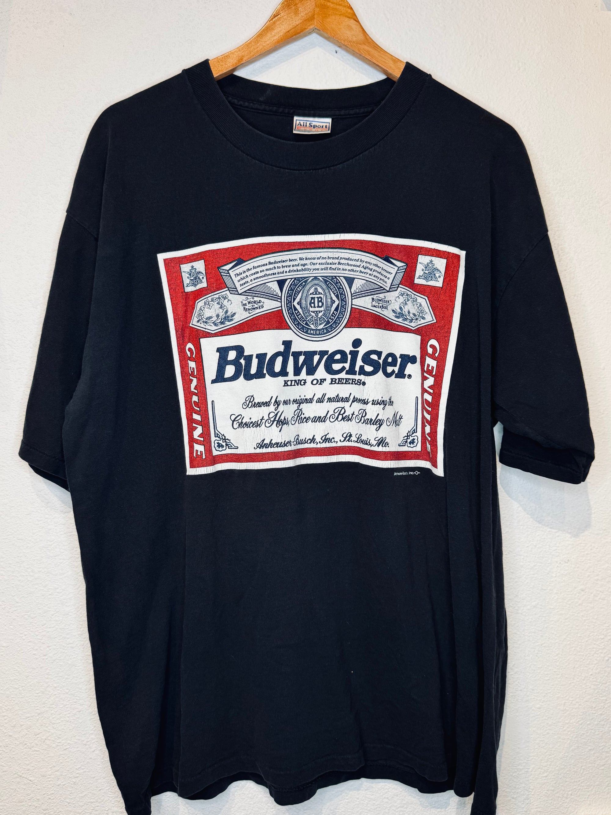 Budweiser Logo Vintage Tee