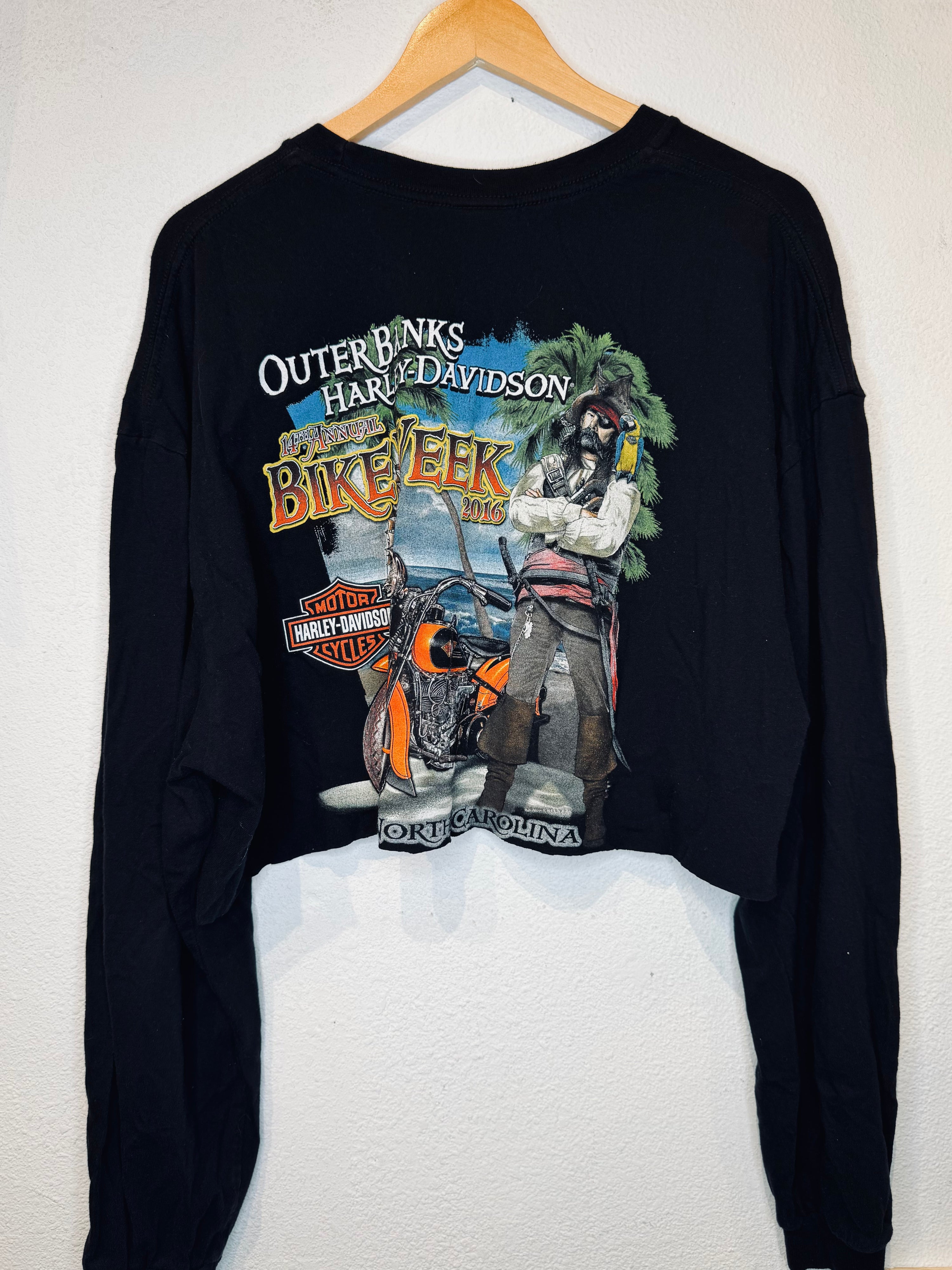 Outer Banks Harley Crop Long Sleeve
