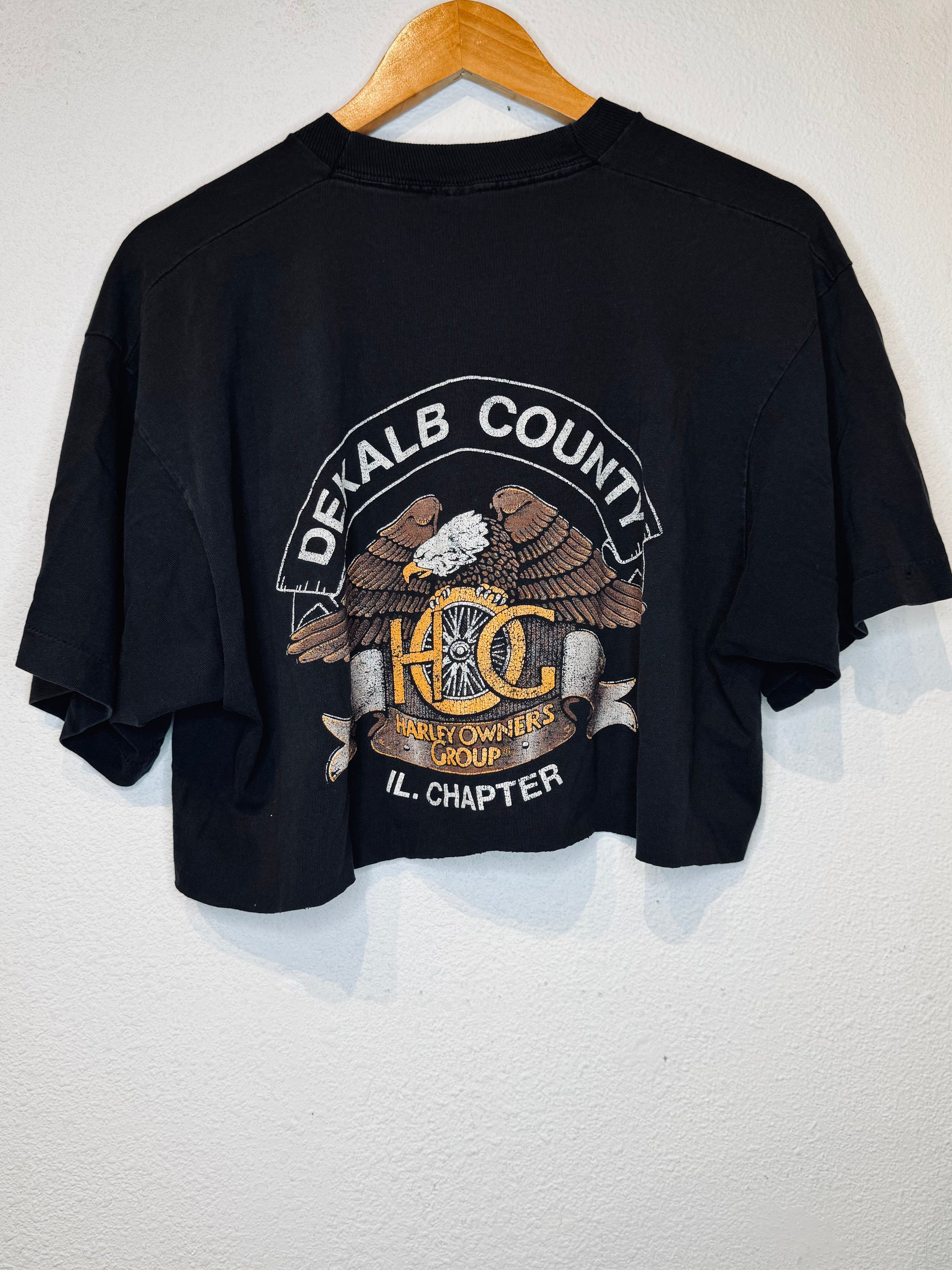 Pierce Harley Vintage Crop Tee