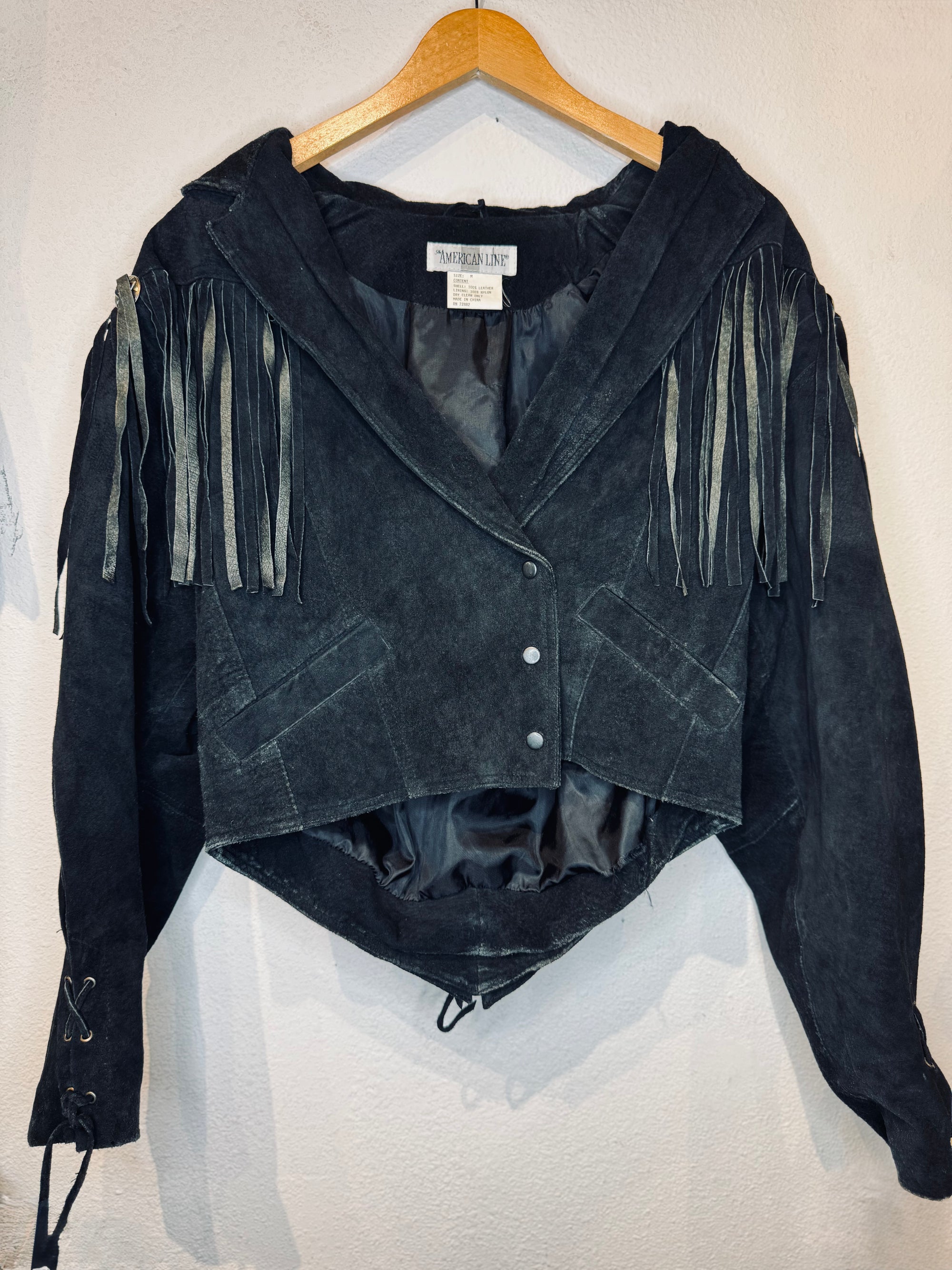 Concho Suede Fringe Vintage Jacket