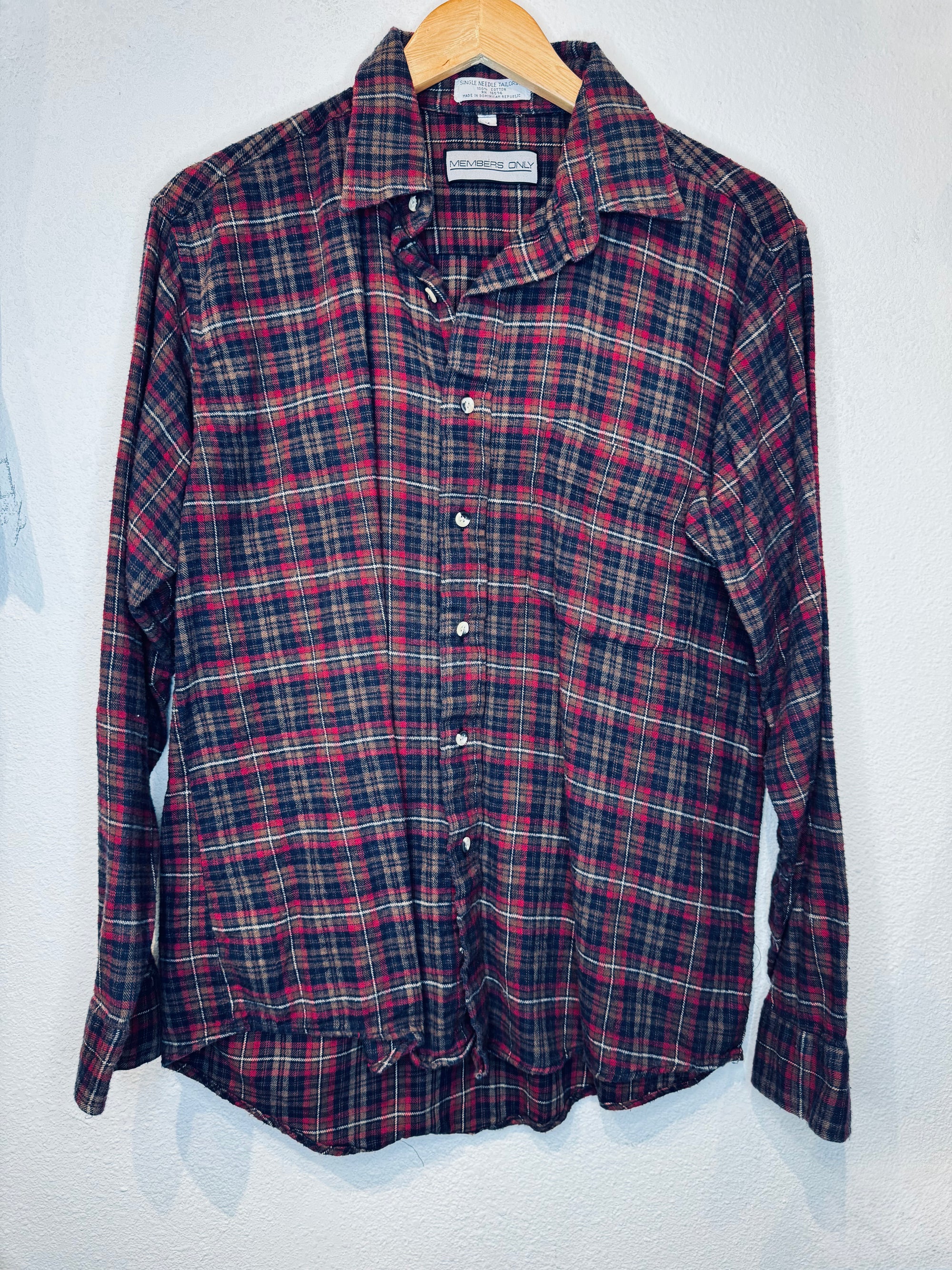 Members Only Vintage Flannel