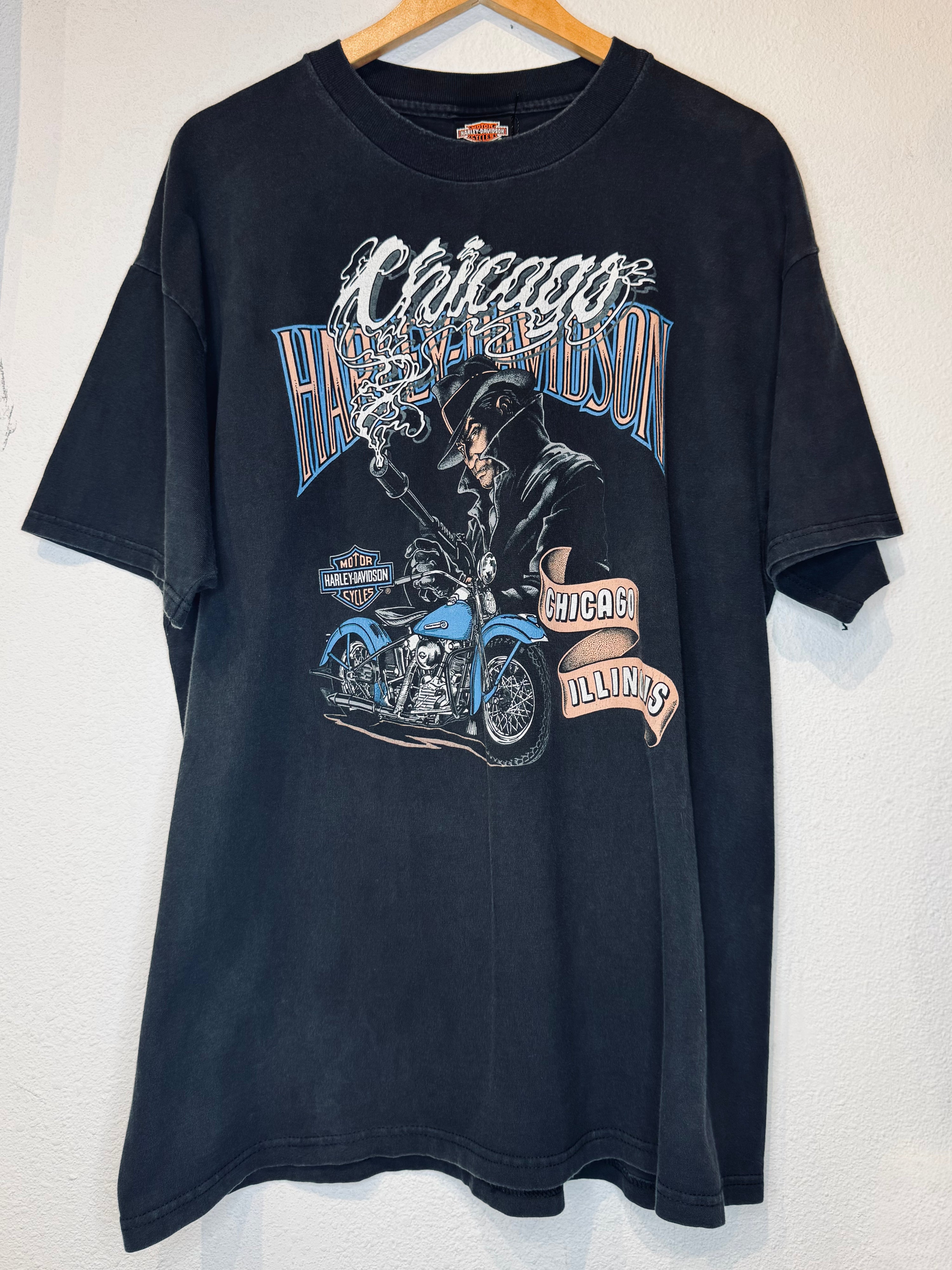 Chicago Harley Vintage Tee