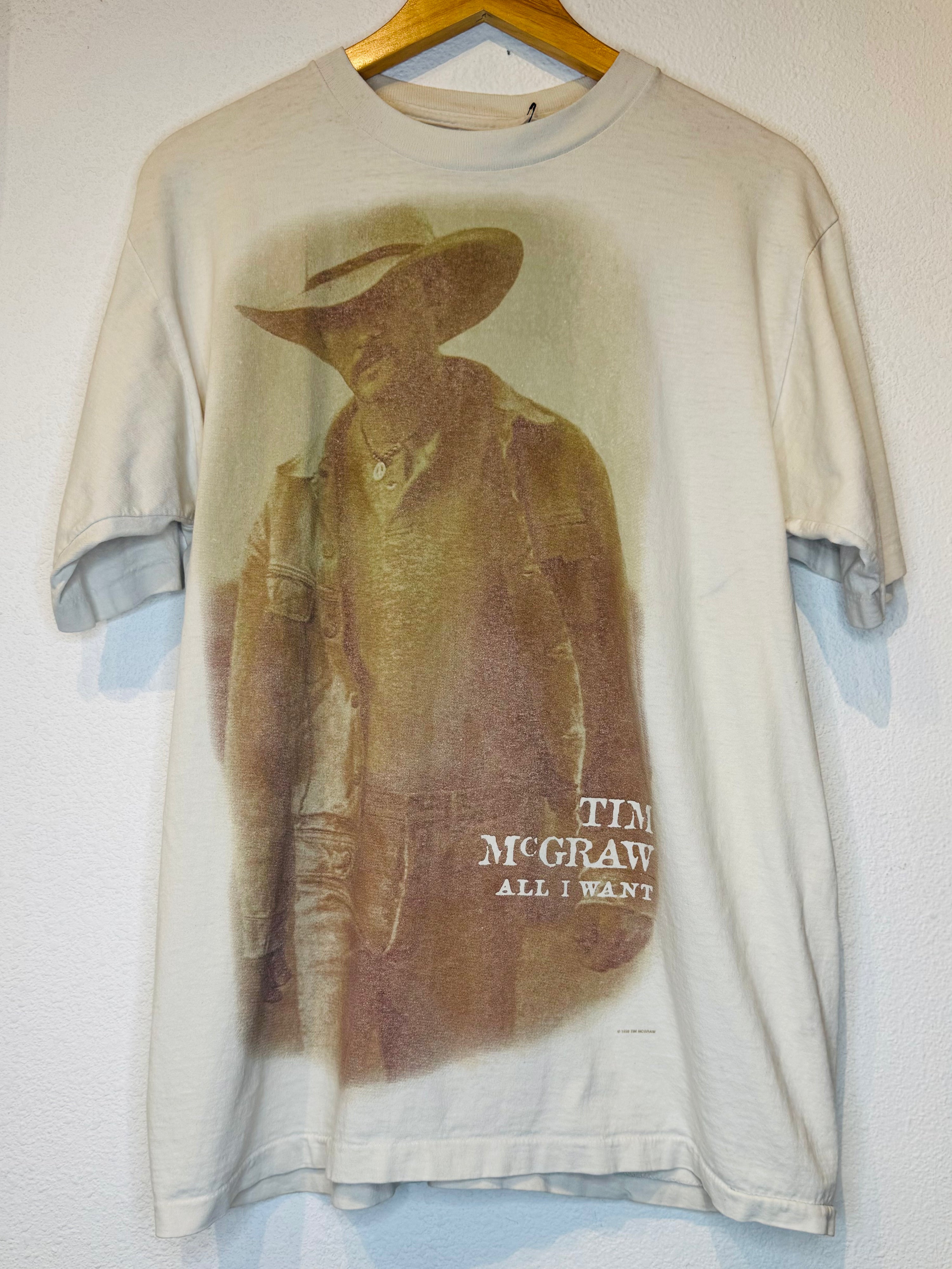 Tim McGraw All I Want Vintage Tee