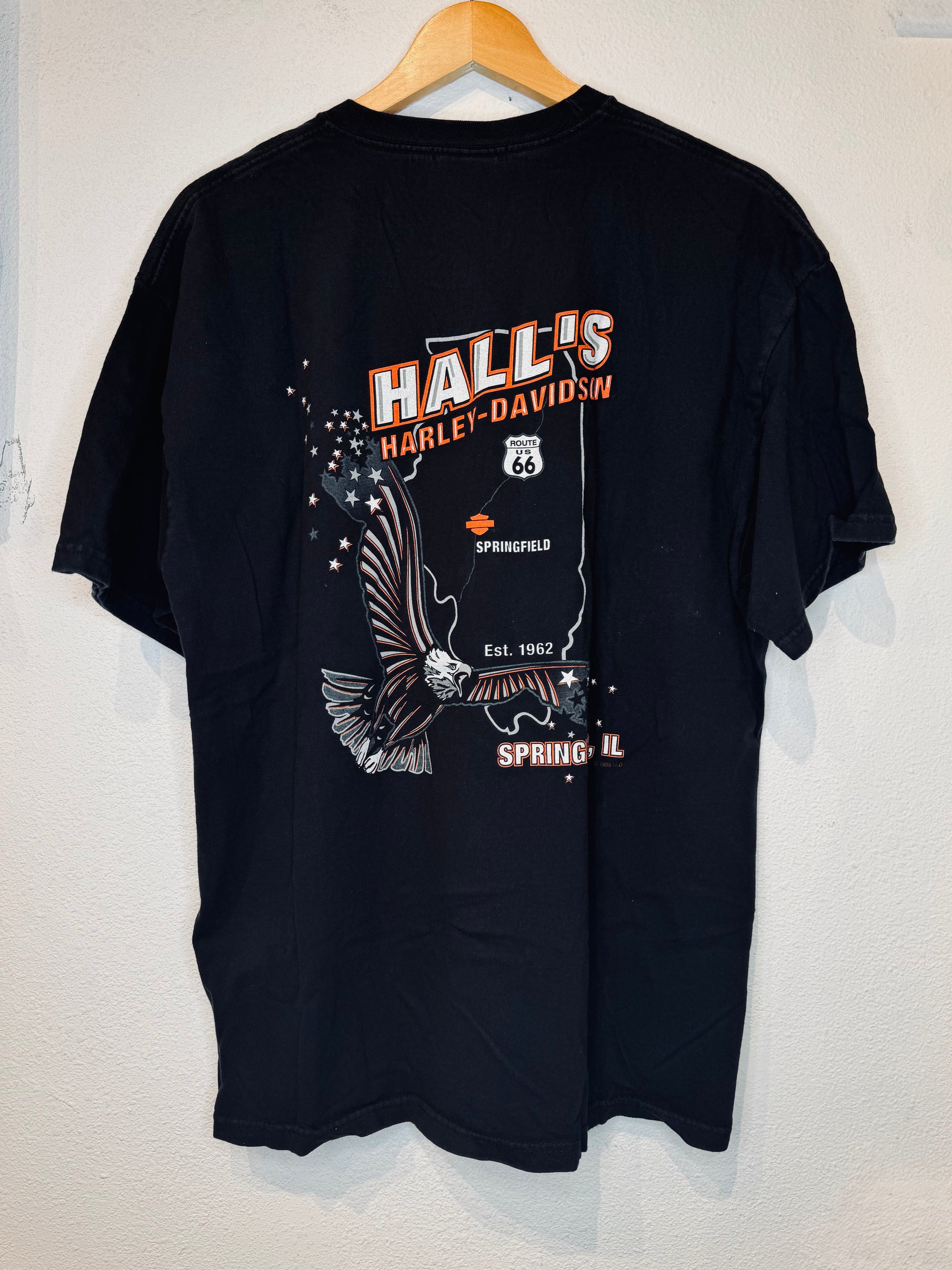 Halls Harley Vintage Tee