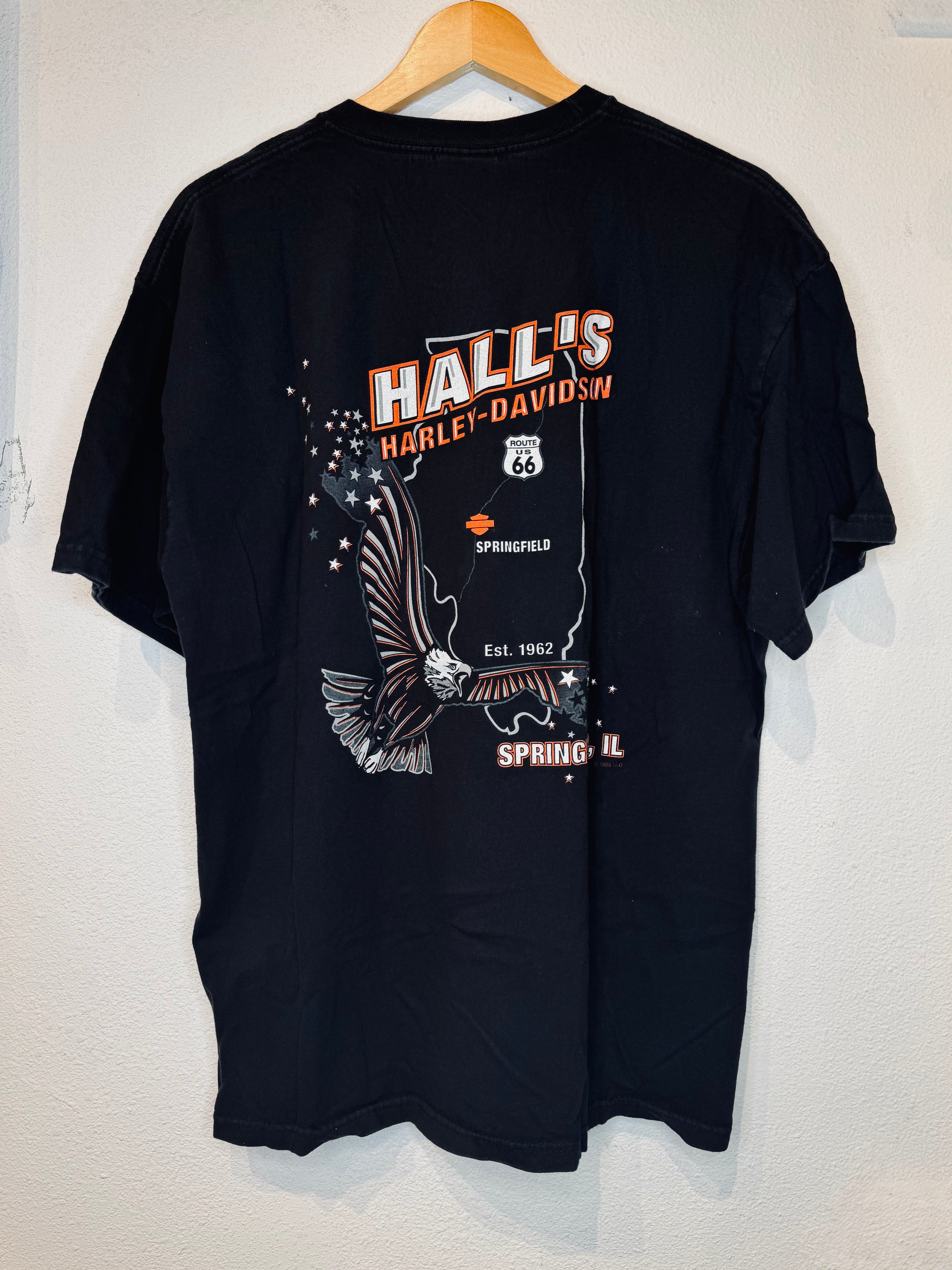 Halls Harley Vintage Tee