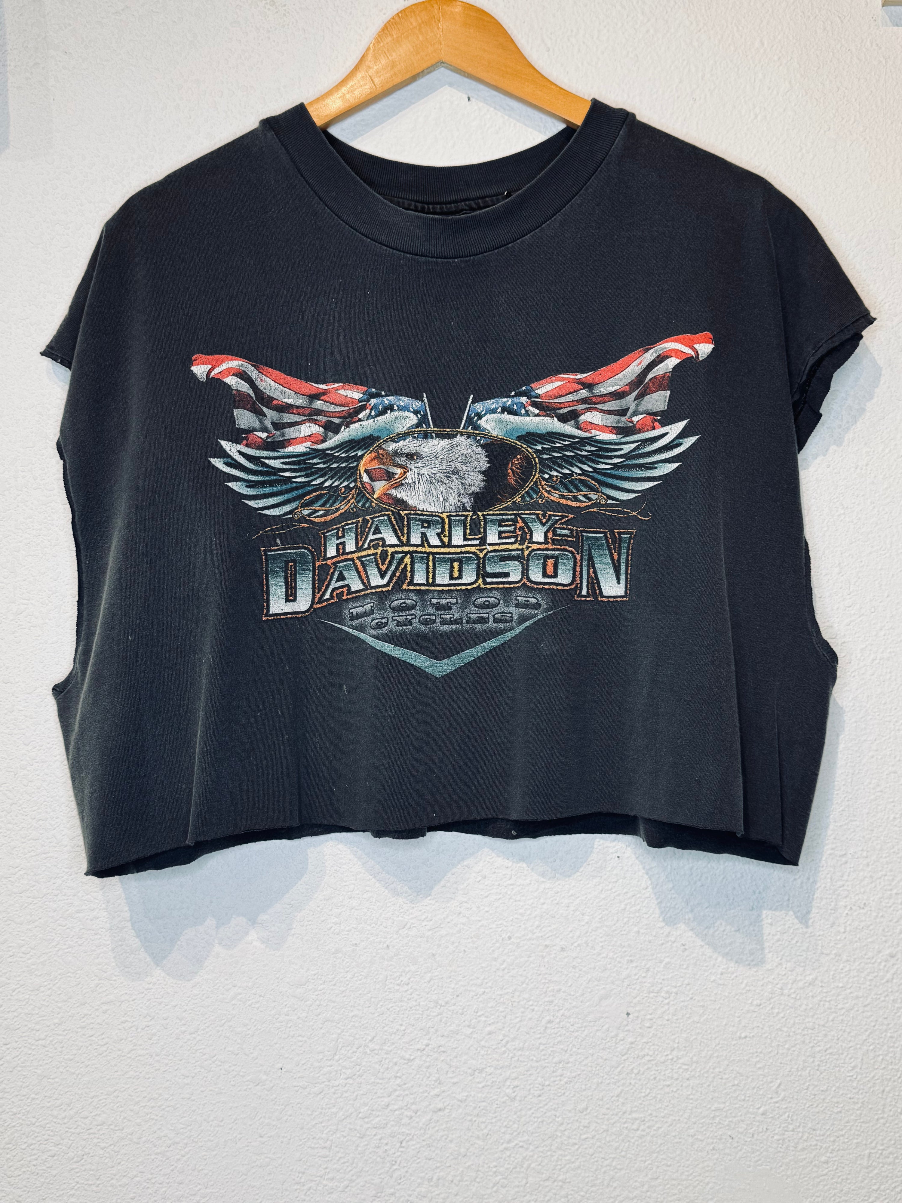 Chicago Harley Vintage Crop Tank