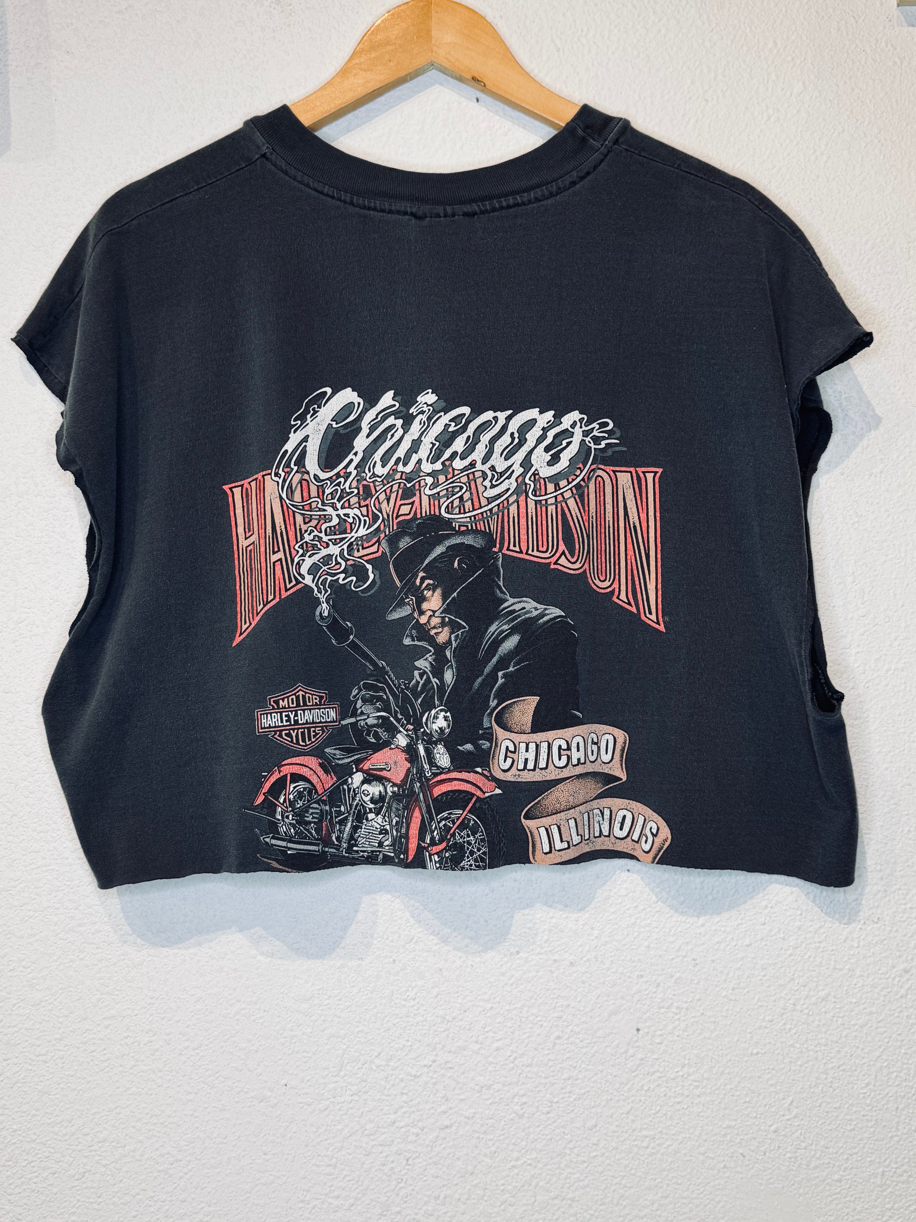 Chicago Harley Vintage Crop Tank