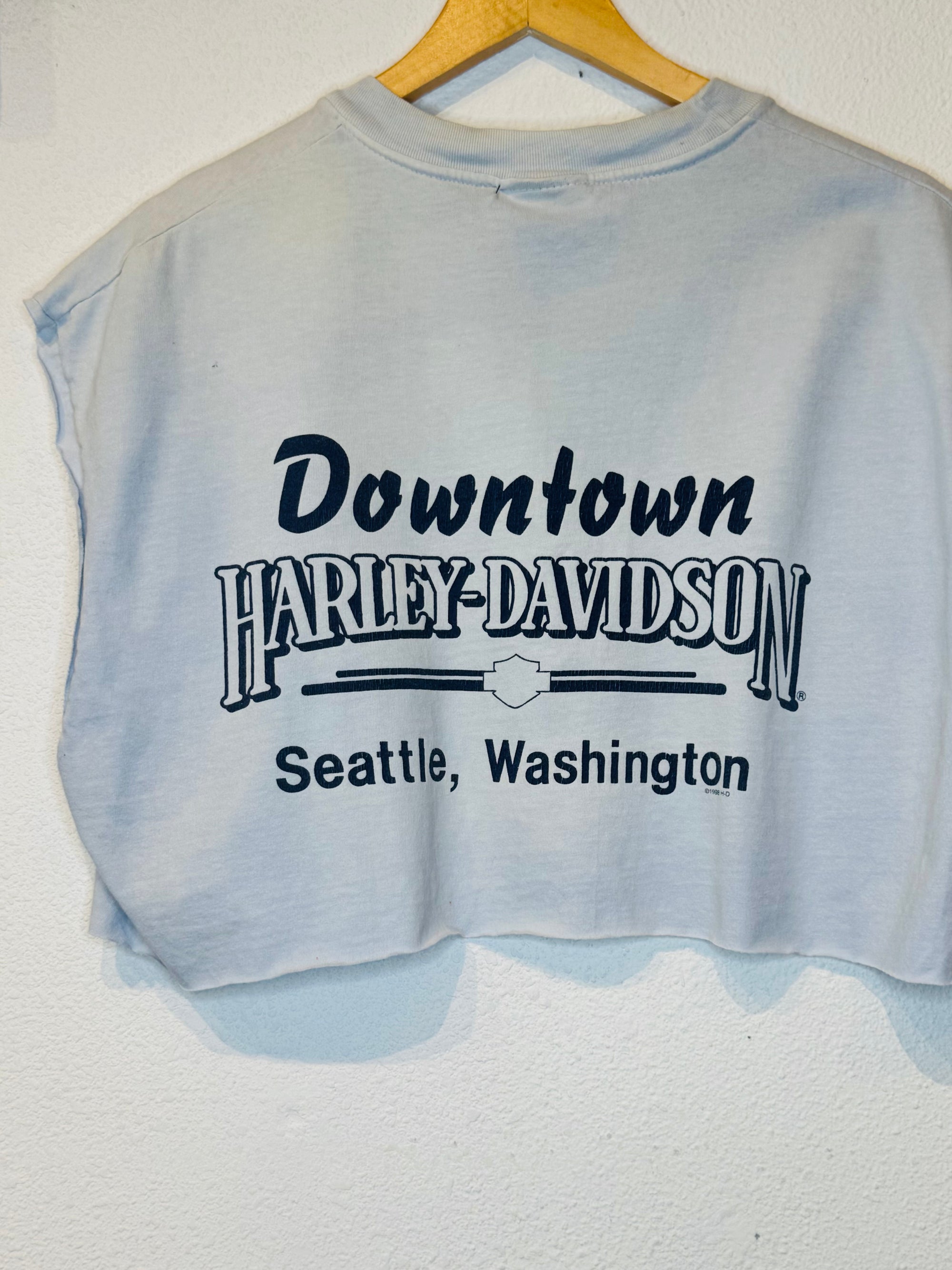 Harley is Life Vintage Crop Tank