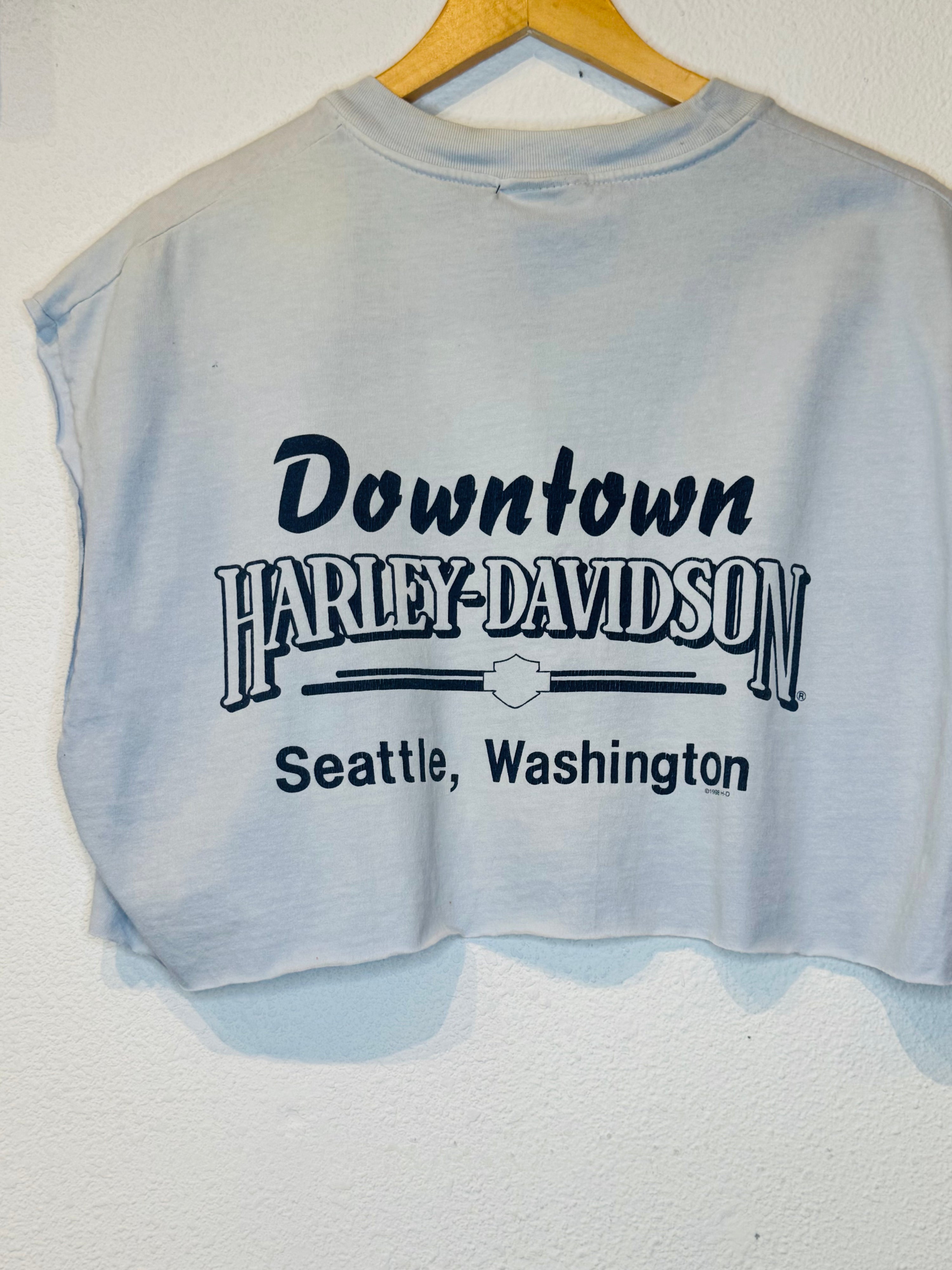 Harley is Life Vintage Crop Tank