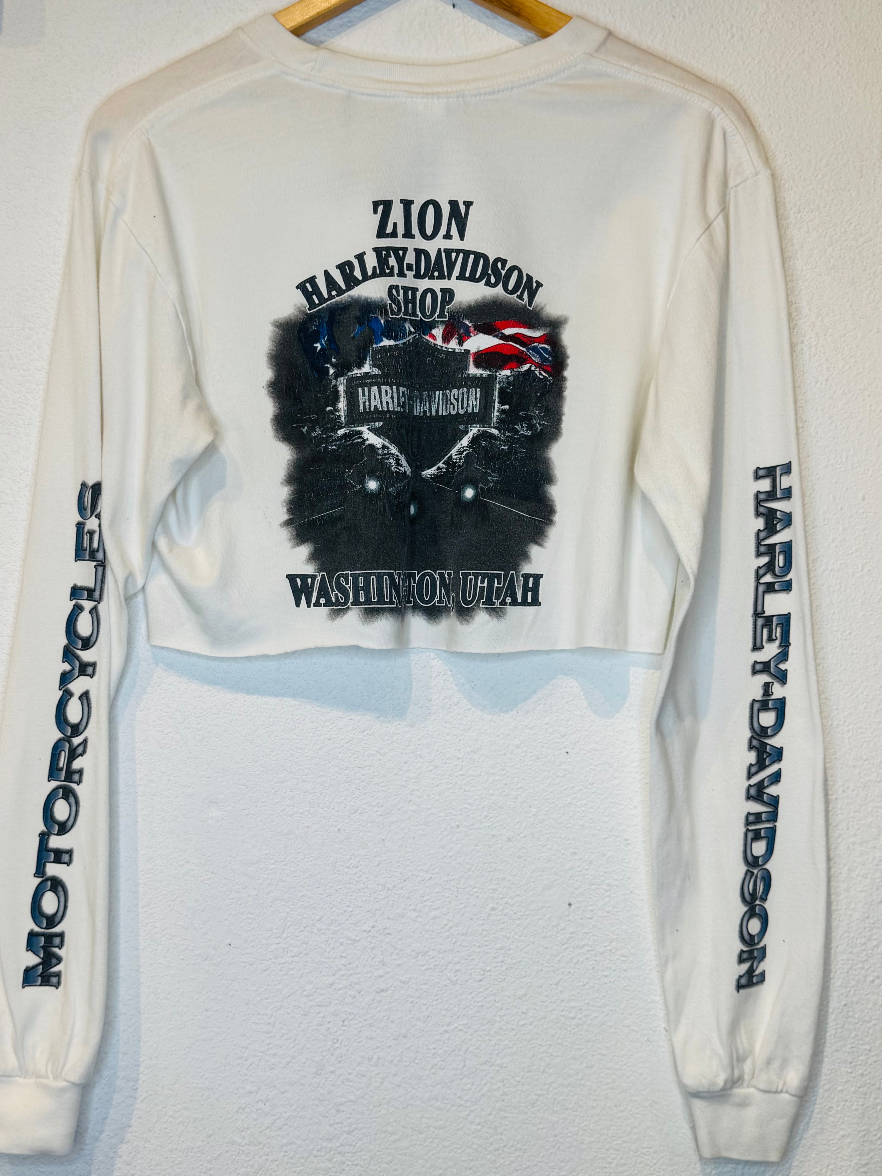 Zion Harley Vintage Crop Long Sleeve