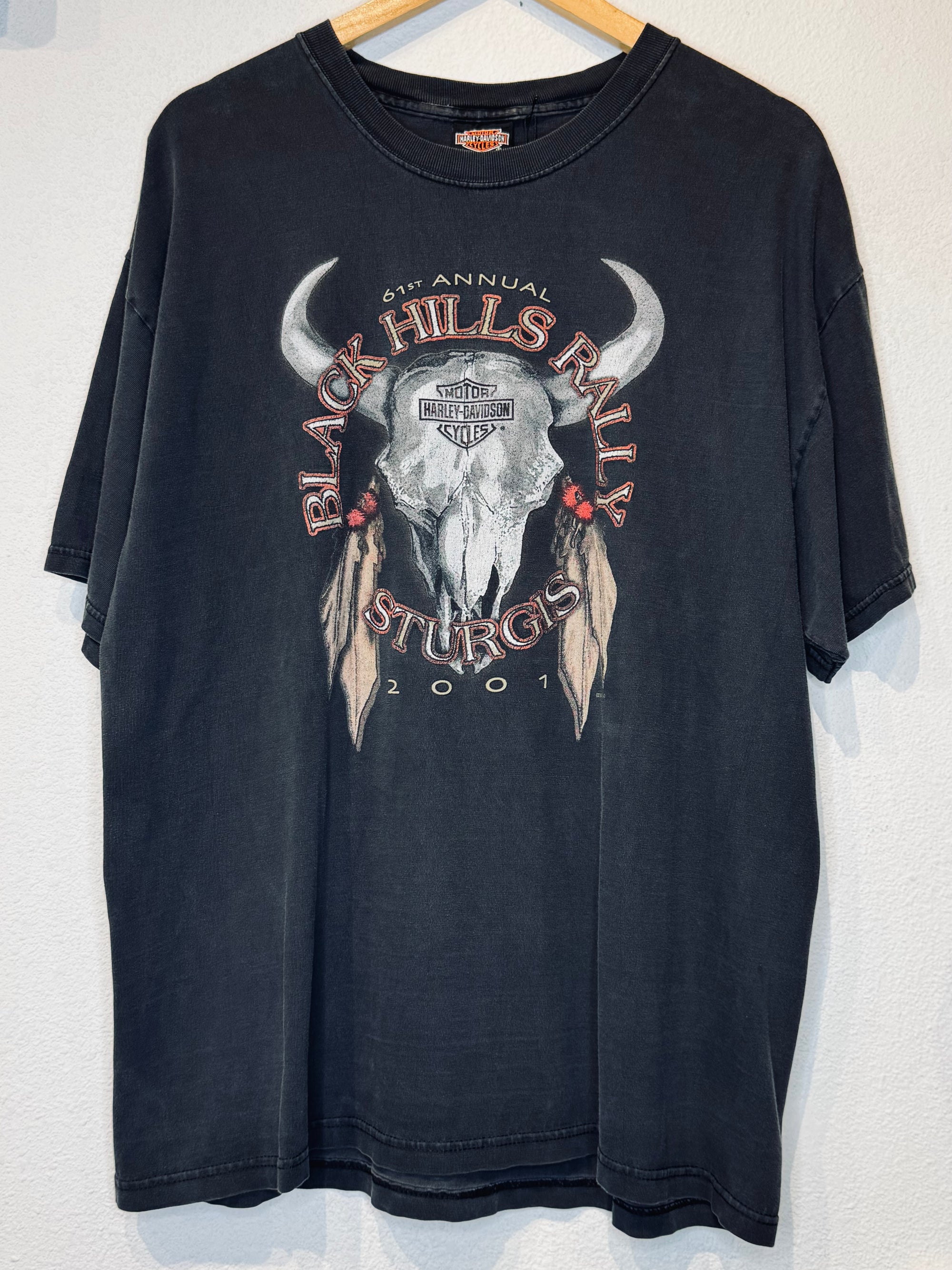 Black Hills '01 Harley Vintage Tee