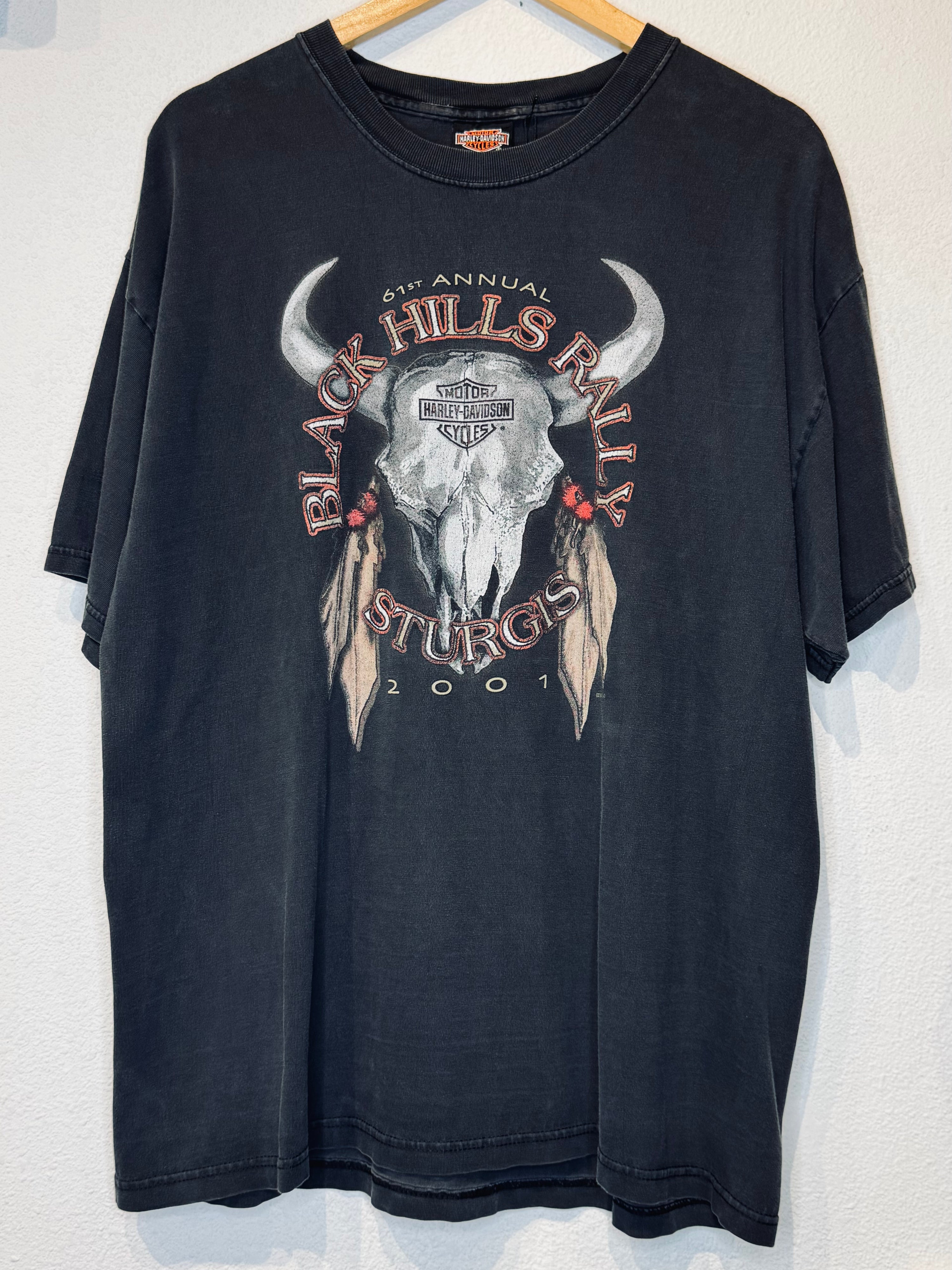 Black Hills '01 Harley Vintage Tee