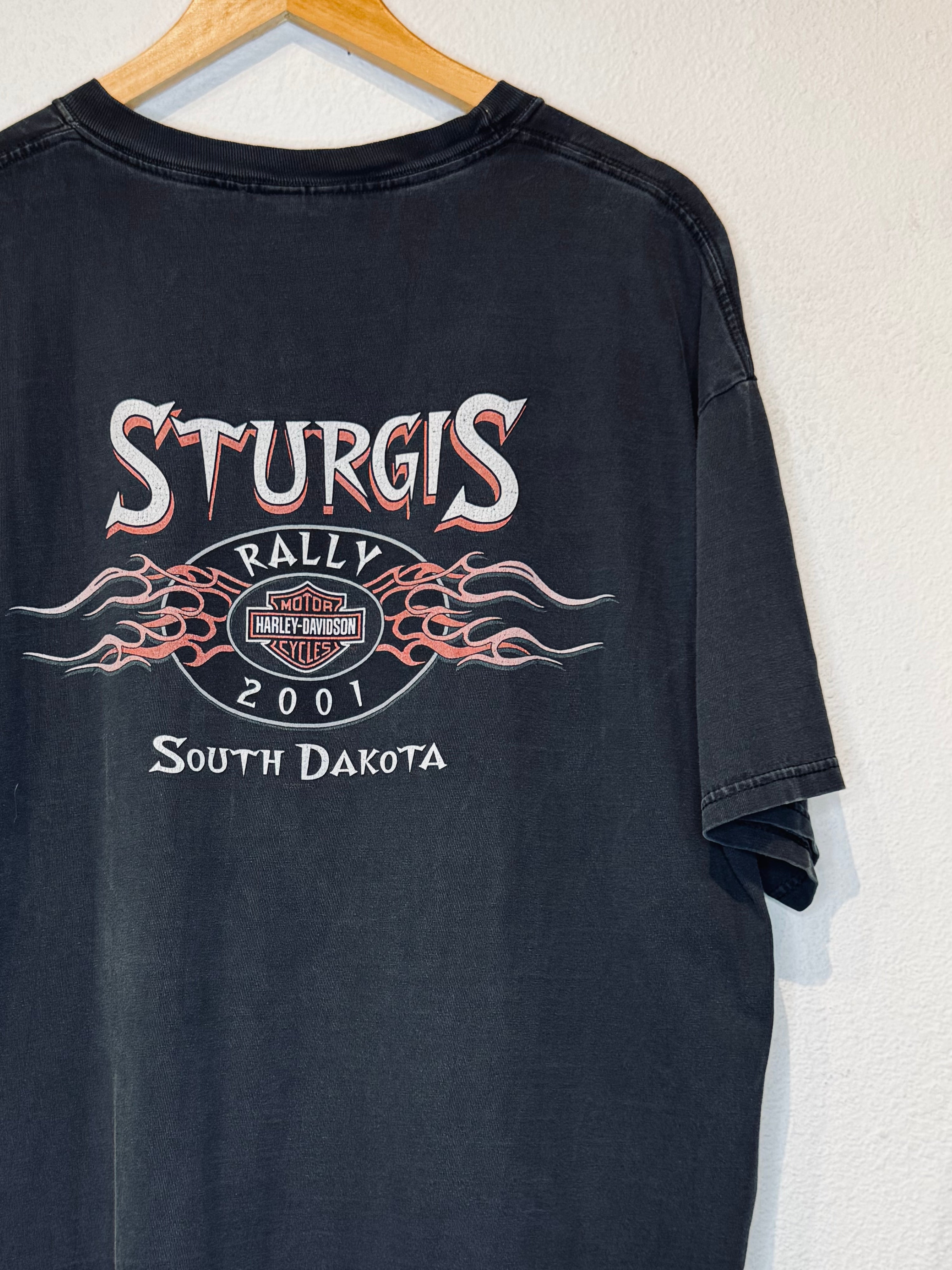 Black Hills '01 Harley Vintage Tee