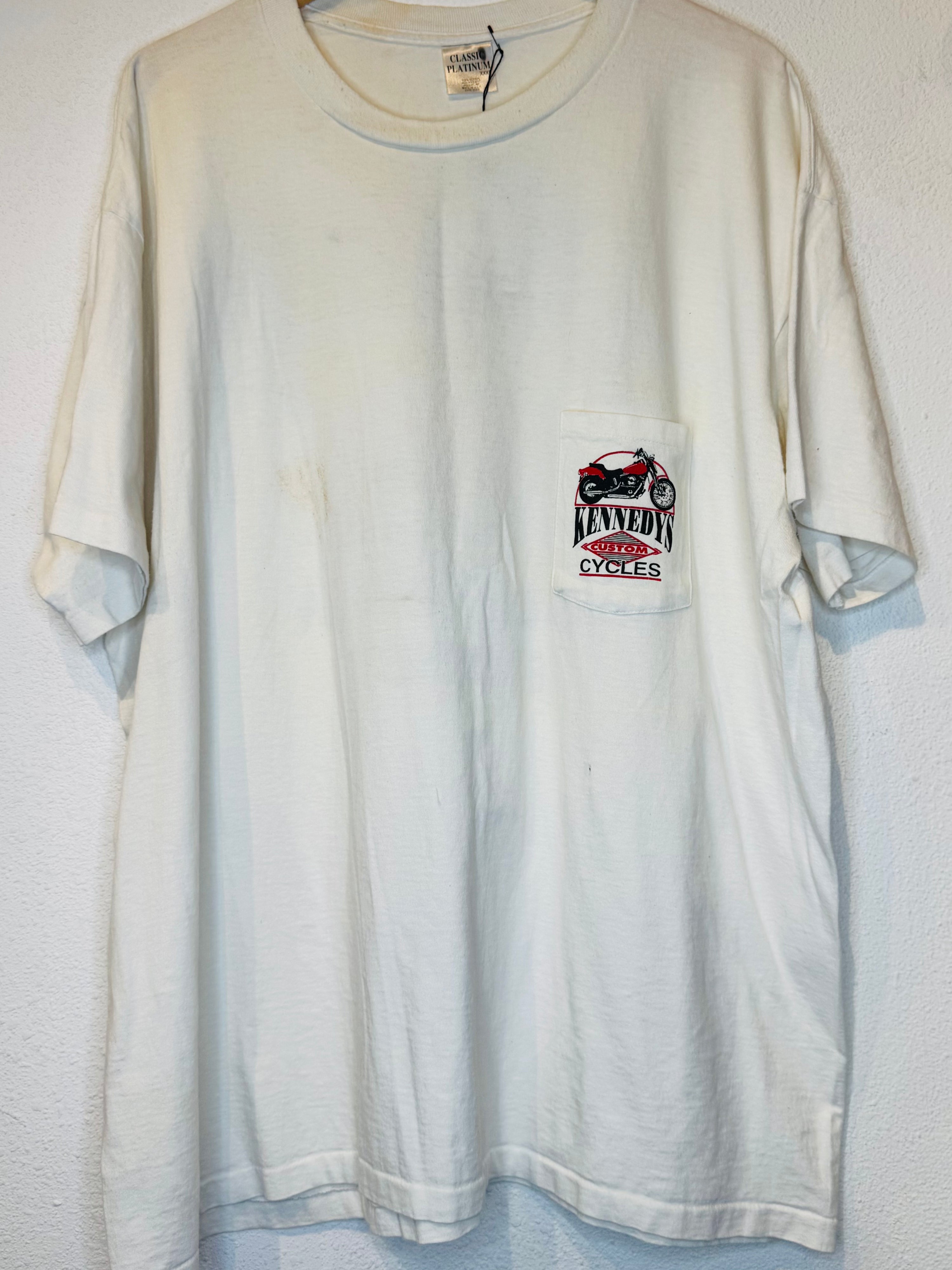 Kennedys Cycle Red Vintage Tee