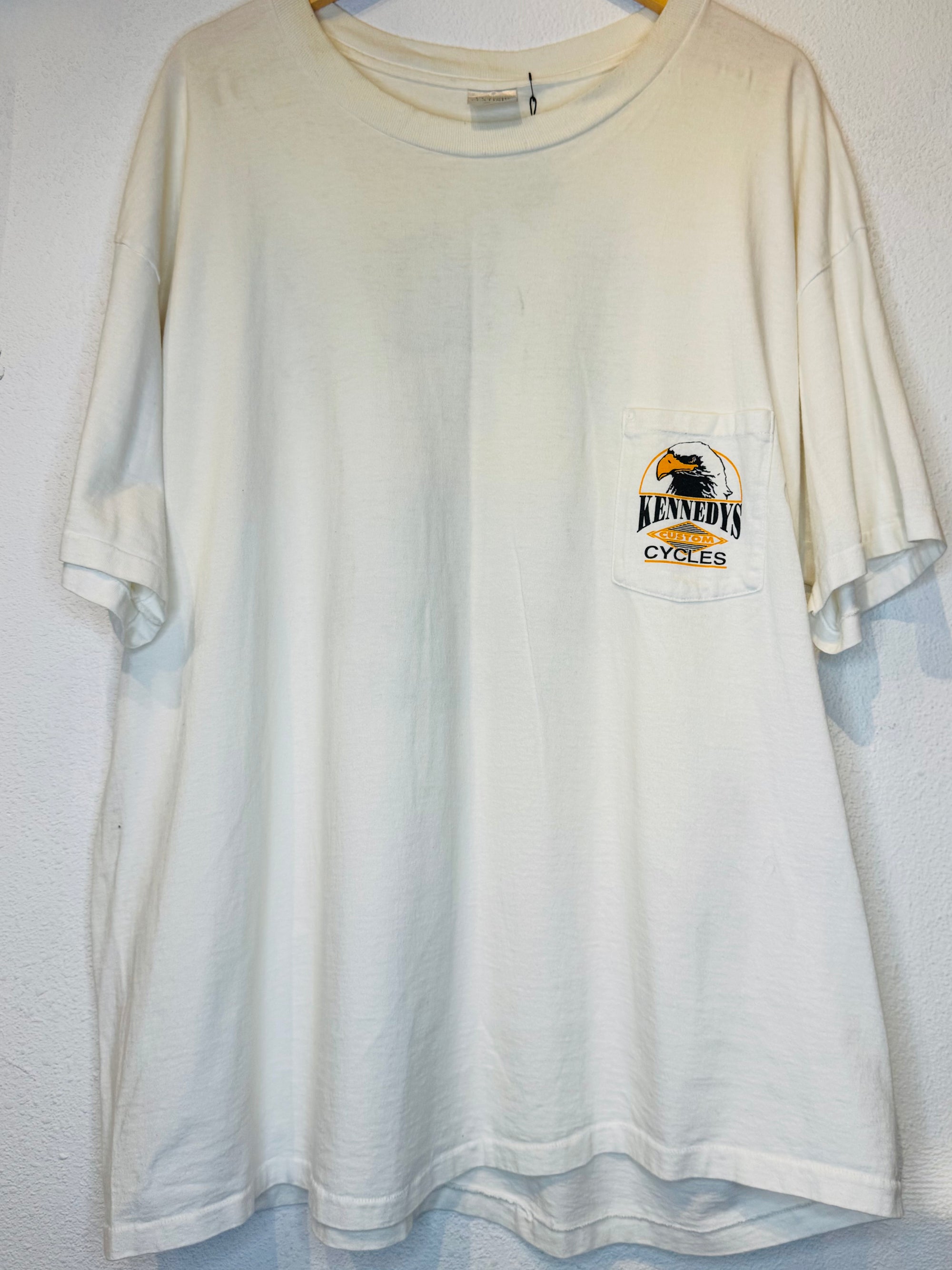 Kennedys Cycle Yellow Vintage Tee
